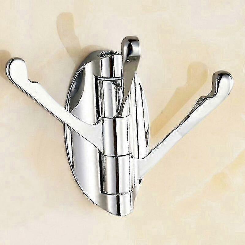 Bathroom Kitchen 180 Degree Rotatable Adjustable 3 Hooks Gift H