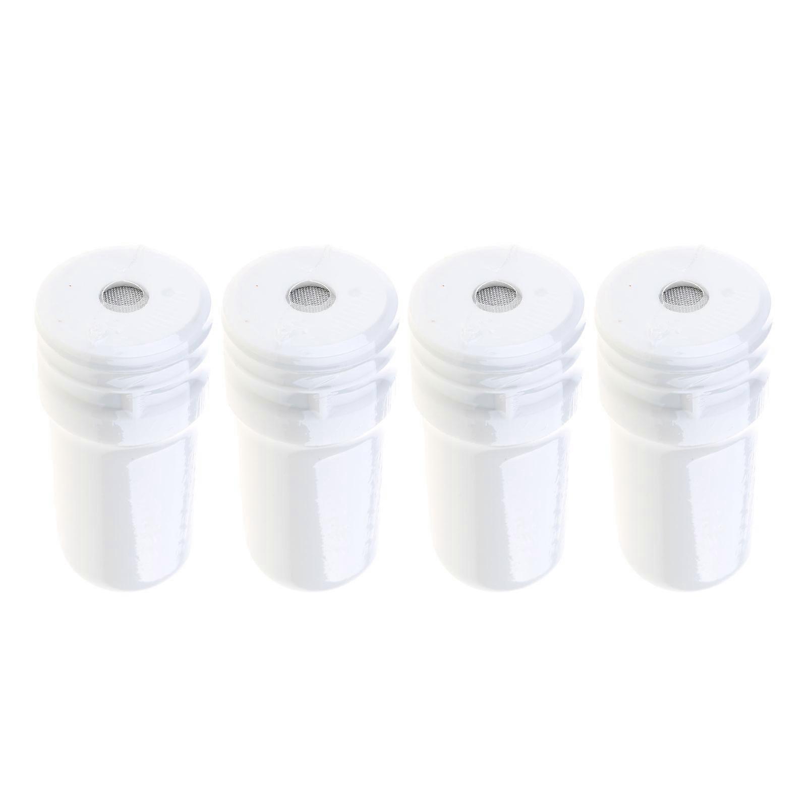 4 Pcs Water Tap Inner Ceramic Filter Cartridge Replacement Home Kitchen Dechlorination Filter Elements Easy to Install Multicolor