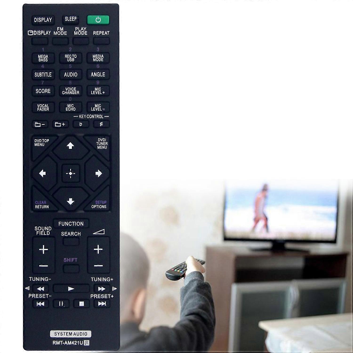 RMT-AM421U For Sony Home Audio System Infrared Remote Control Replacement Handheld Controller