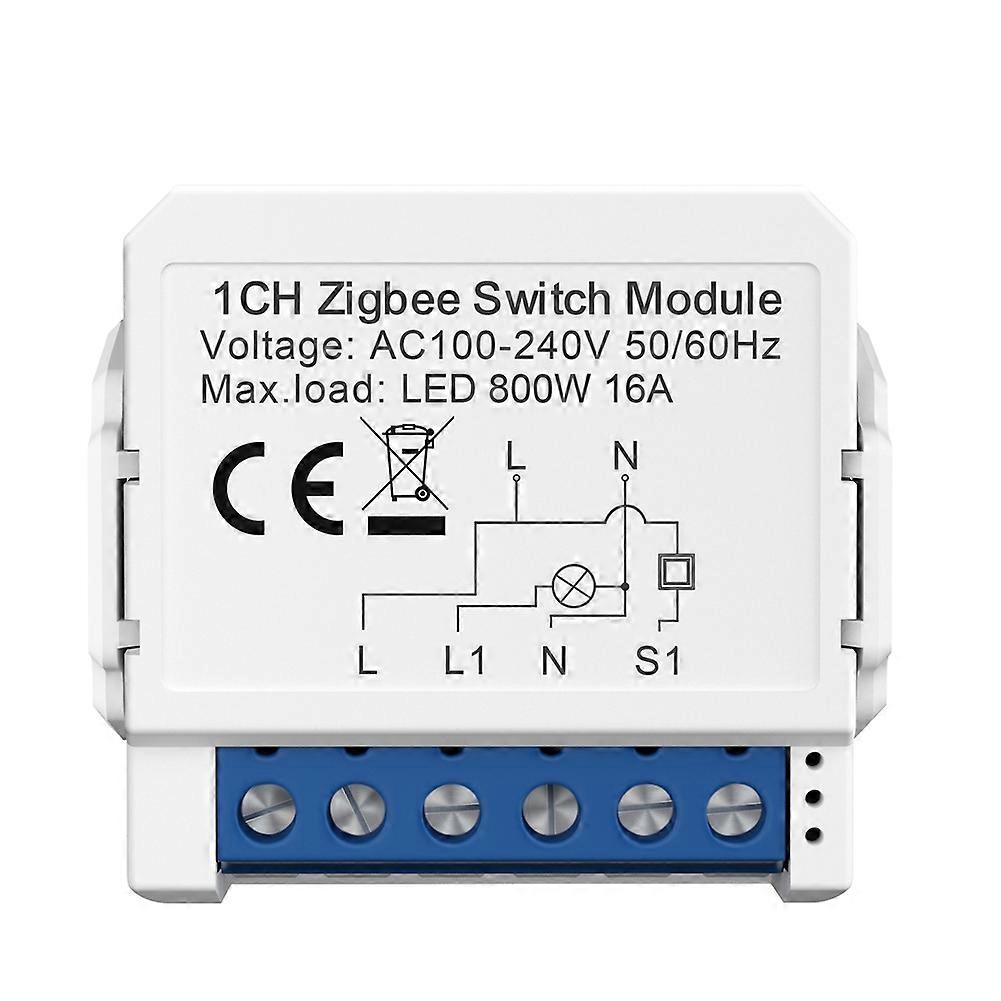Tuya Zigbee Zero Fire Smart Switch Module Two-Way Control Support Voice Control DIY Home Automation