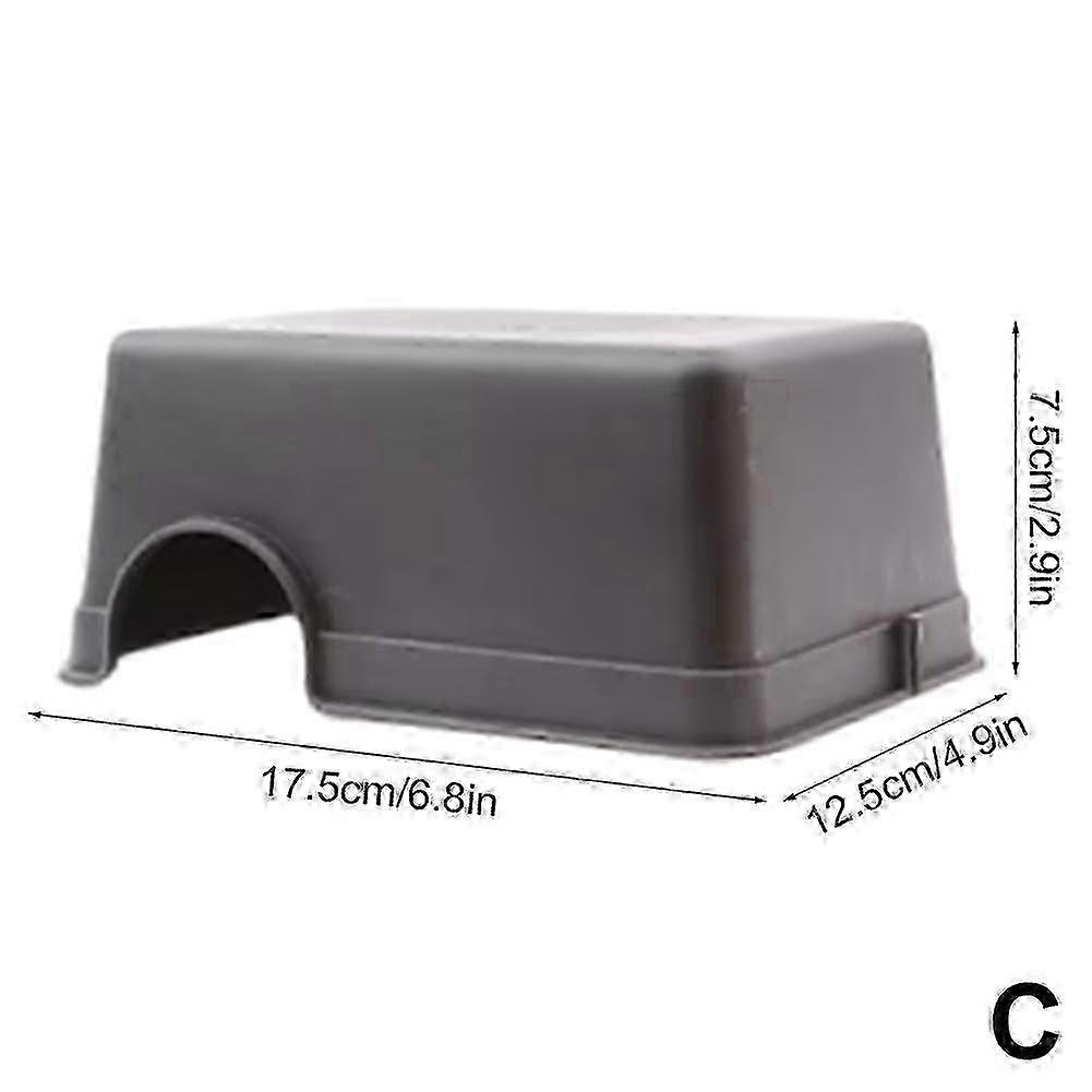 w Reptile Hide, Ball Python Snake Hide Box Plastic Hideou