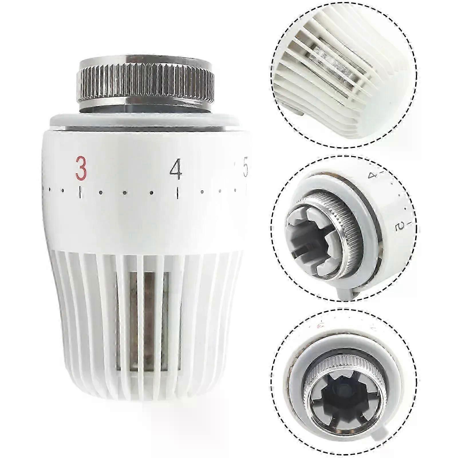 1pc M30x15 Thermostatic Radiator Valve Temperature Control Valves Remote Controller Radiator Head For Heating System Valve-Tool