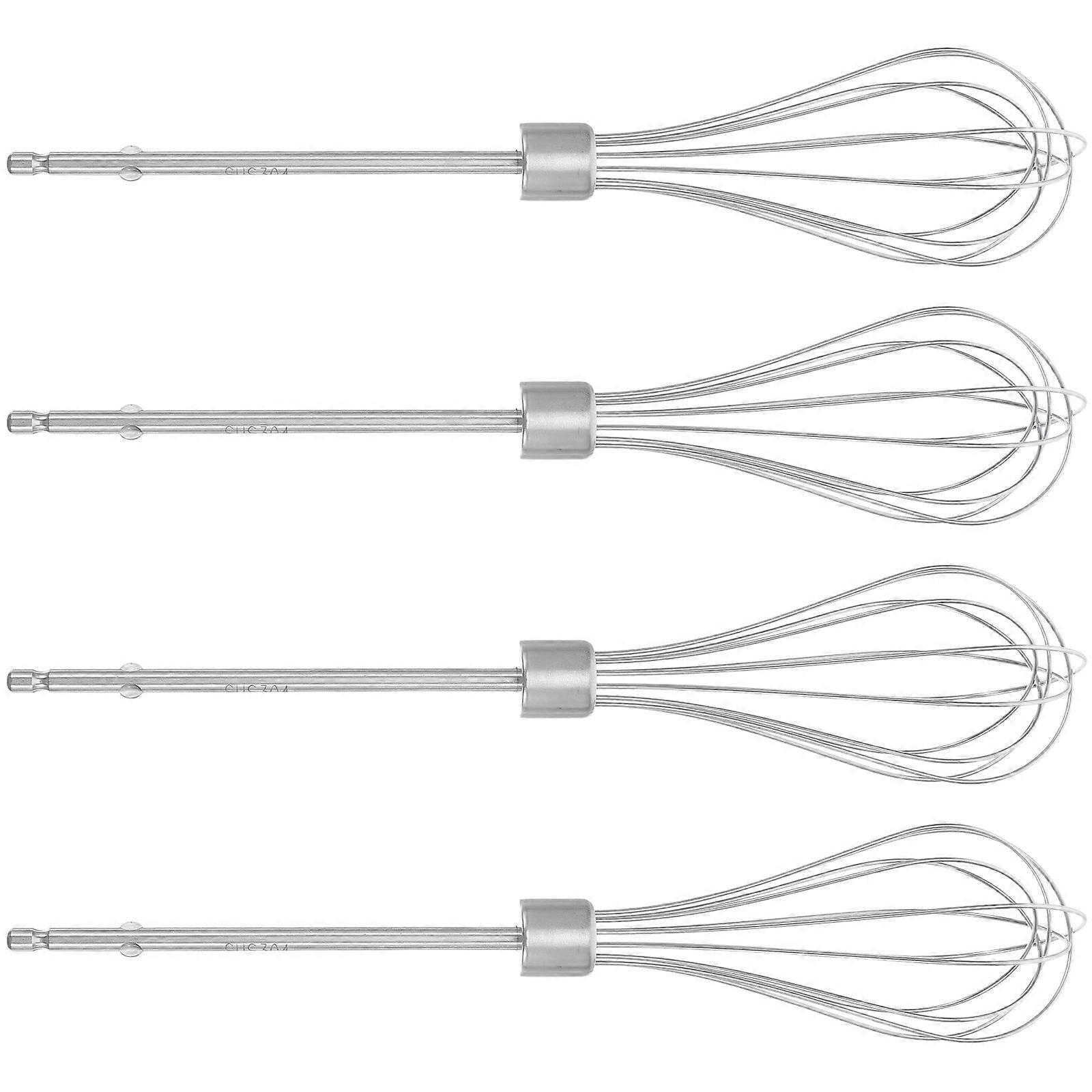 Electric Mixer Beaters Hand Mixer Attachments for Cake Mixing 4Pcs Silver