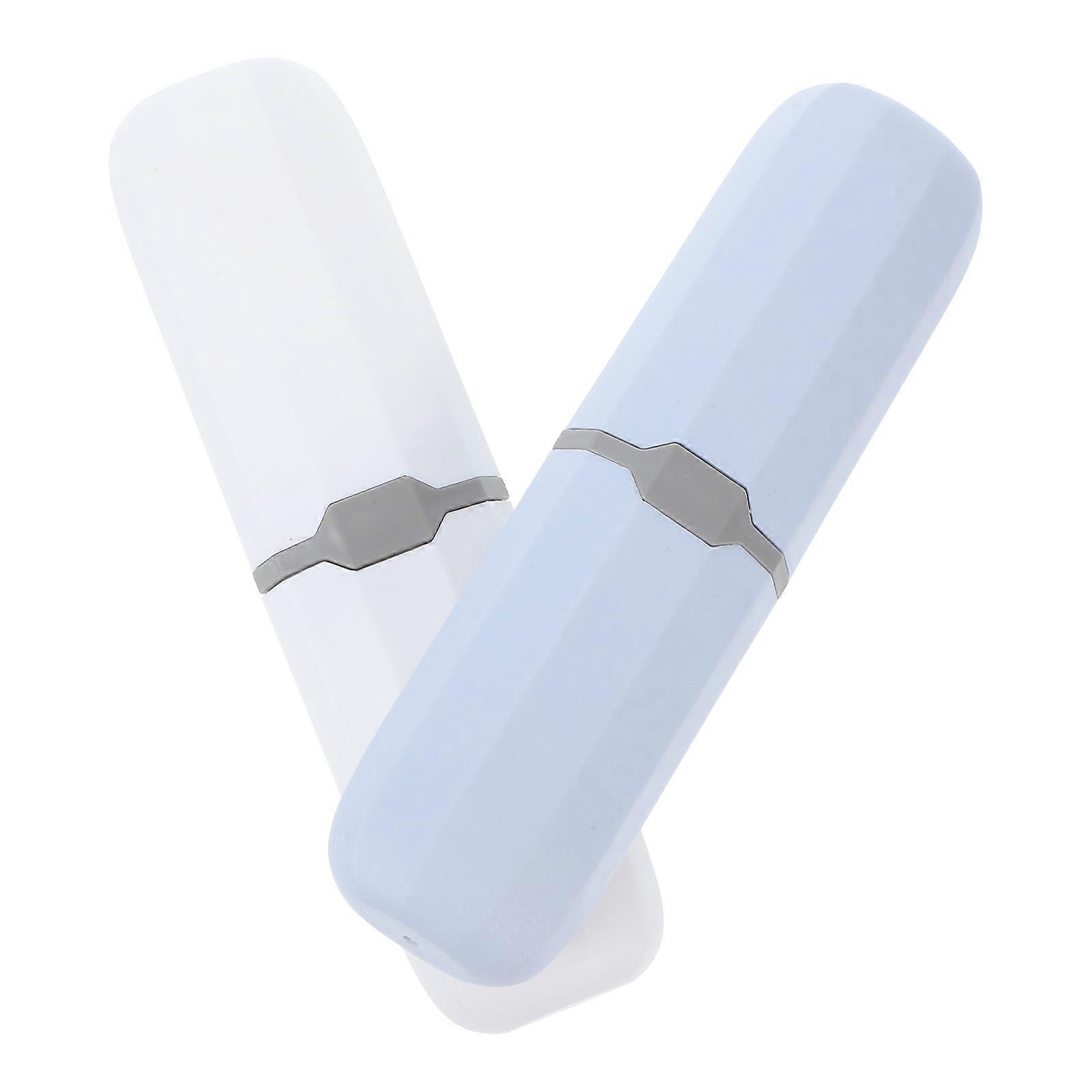 Travel Toothbrush Case for Storage Portable 2Pcs in Assorted Color