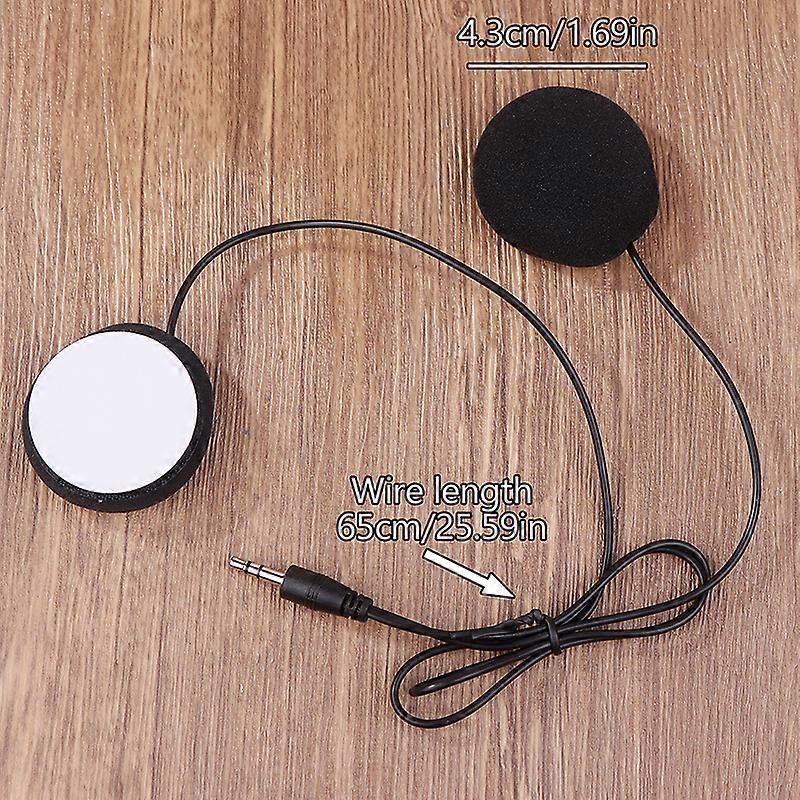 For Cardo Freecom/Spirit Motorcycle Helmet Bluetooth Intercom Soft Wire Microphone Wire Microphone And 3.5mm Speaker