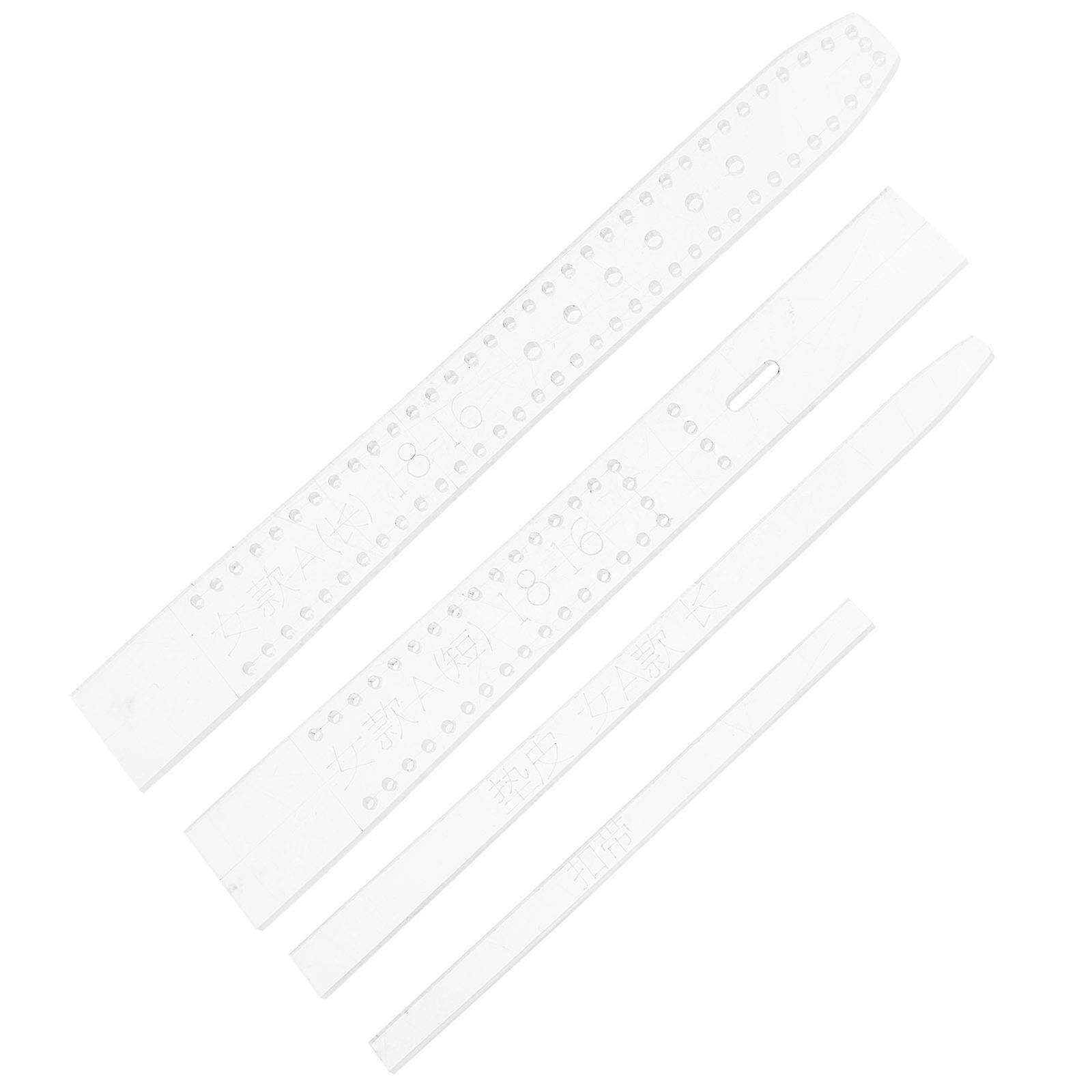 Transparent Acrylic Watch Strap Template for DIY Craft Mold 3Mm Thickness