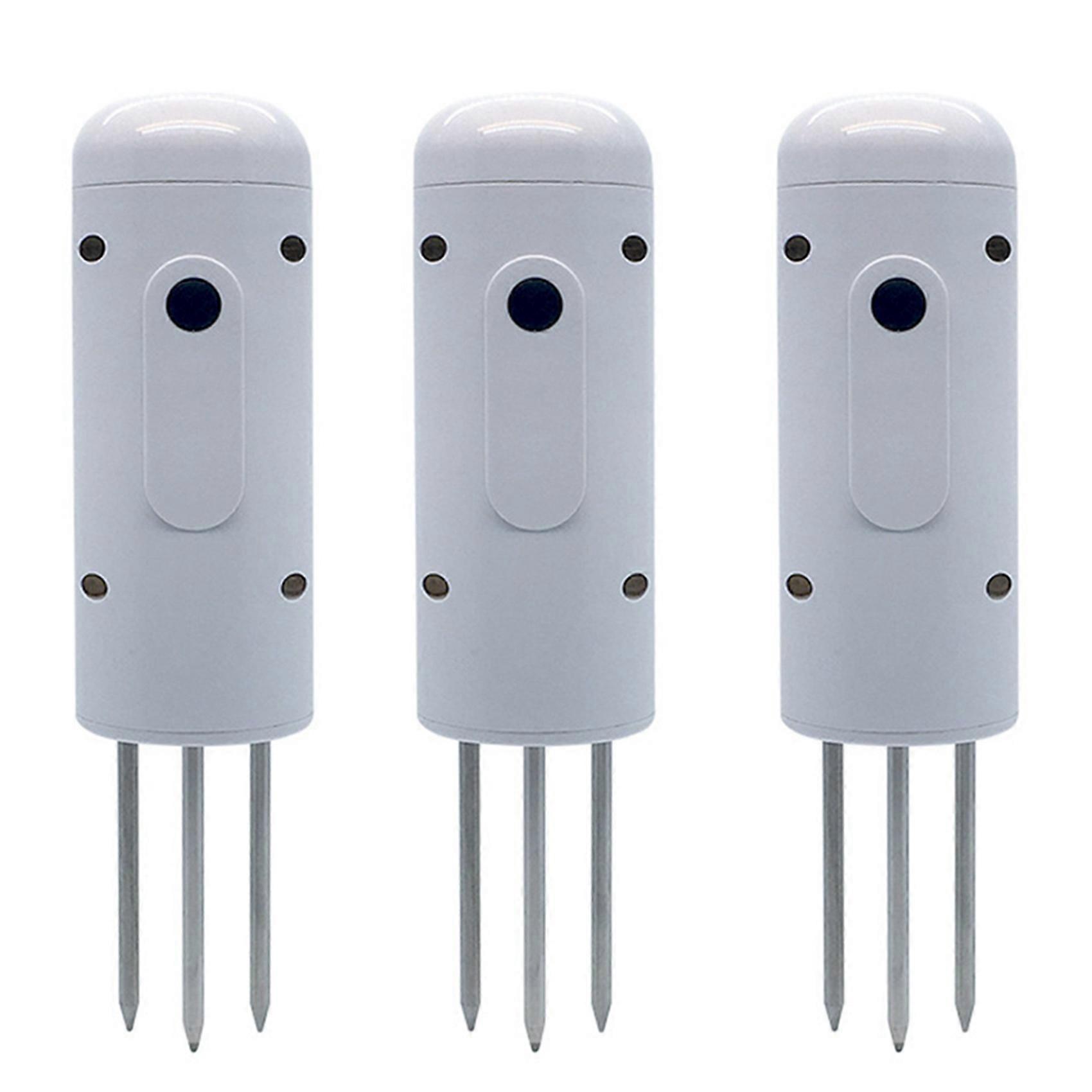 3X Tuya Zigbee Wireless Soil Moisture Meter Temperature Humidity Tester Plant Monitor IP67 Waterproof Detector