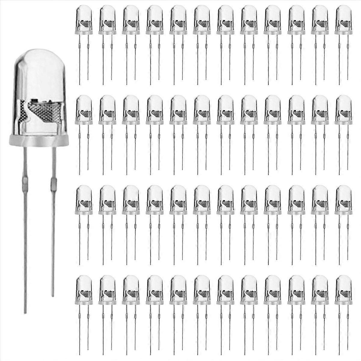 100Pcs 5Mm Round Uv Led Diode Super Bright Color