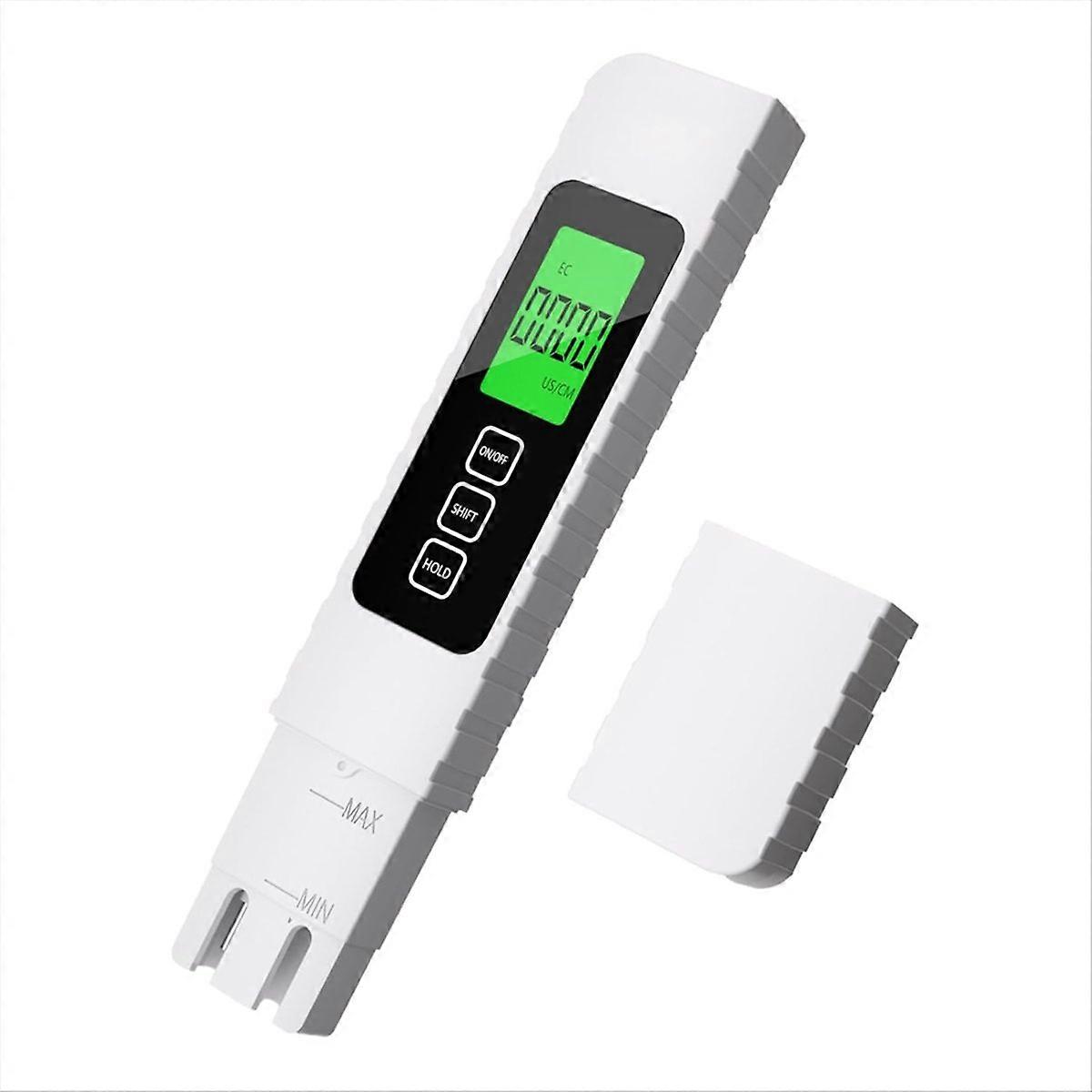 4-in-1 Water Quality Tester - TDS, EC, Temp Meter 0-9999 Ppm Upgraded for Drinking Water Various Water Sources