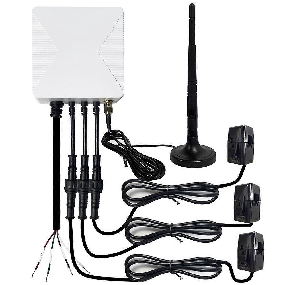 Tuya Smart Life 3 Phase WiFi Energy KWH Meter 120A Power Clamp Current Transformer App Monitor and Record Consumption