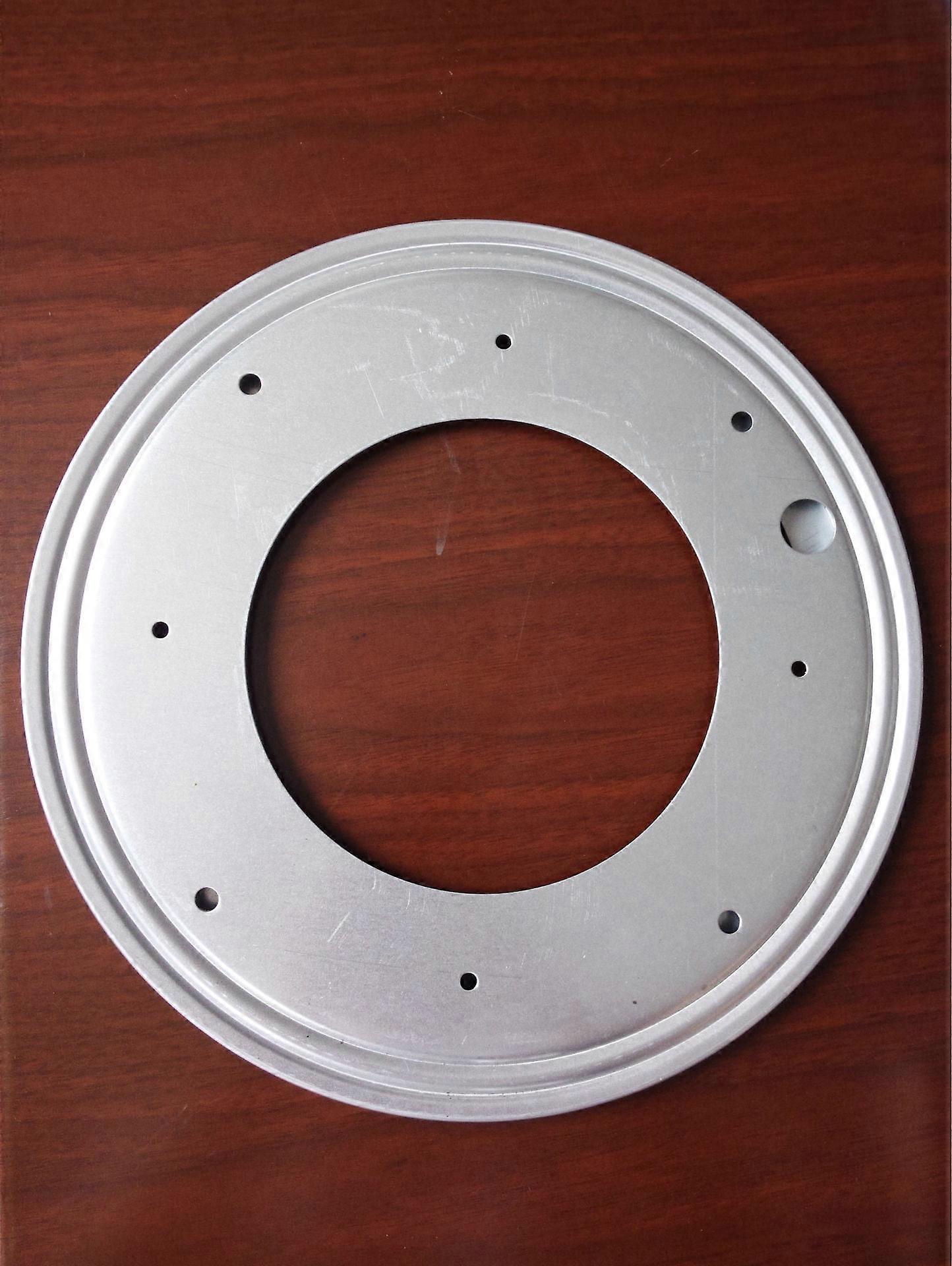 Lazy Susan Hardware, 12 Inch Round Swivel Plate Galvanized Sheet Rotating Turntable Bearing Plate Kitchen and Display Table Hardware