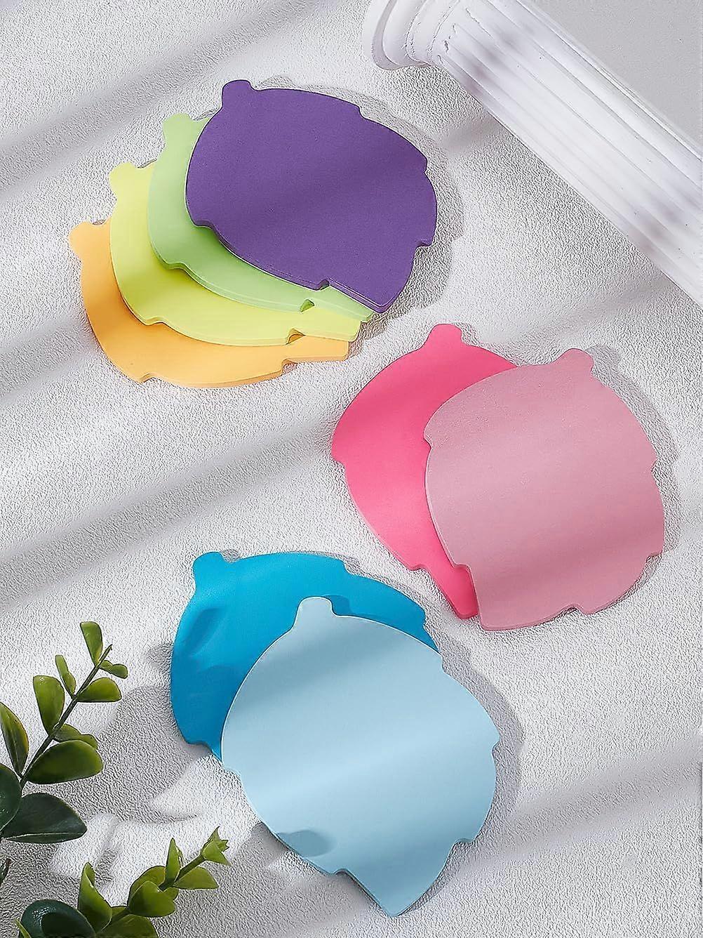 8Pcs Leaf Paper Sticky Note Pads Self-Stick Notepads Divider Tabs Writing Memo Pads Easy to Post for Reminder Stationery Office School Classroom Suppl