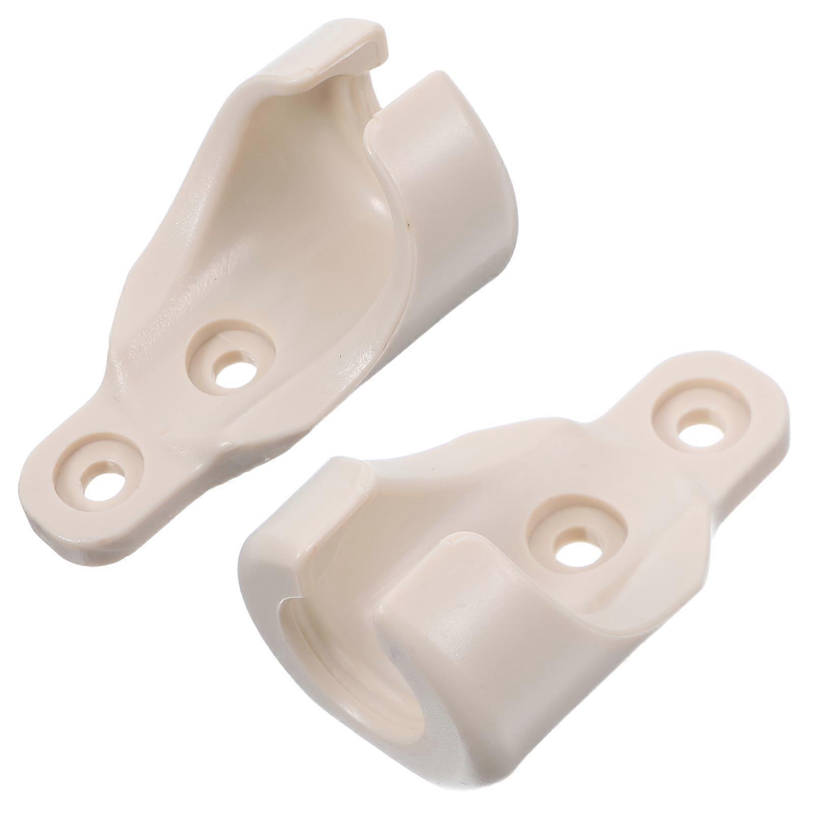 Roller Blind Brackets for Roller Shade 2Pcs Beige Plastic Replacement Parts