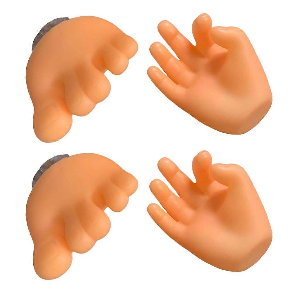 Toothbrush Wall Rack Funny Holder for Storage 4Pcs with Suction Cups