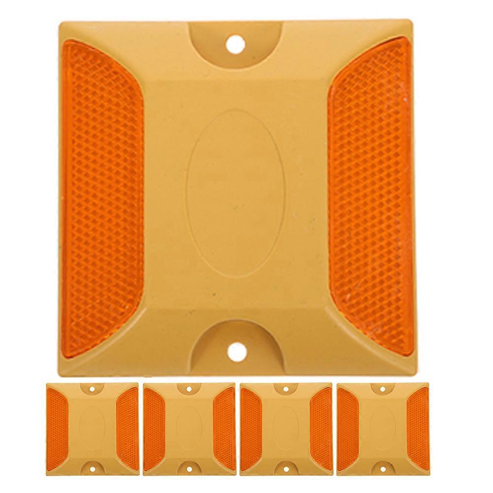 Plastic Reflective Road Markers for Driveway Safety 5Pcs Set