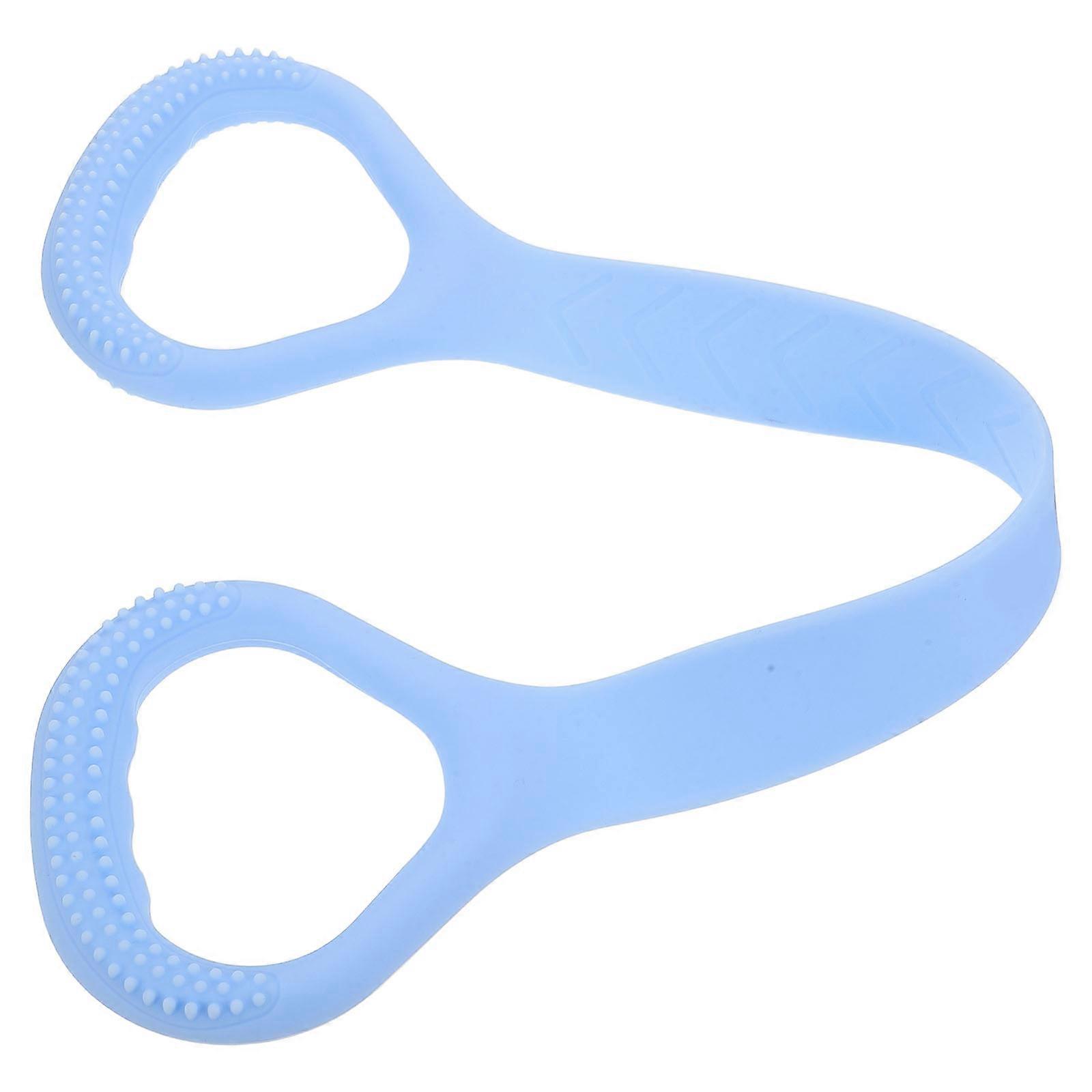 SkyBlue Yoga Elastic Band for Home Use Versatile Training Tool Durable Silicone Unique Figure
