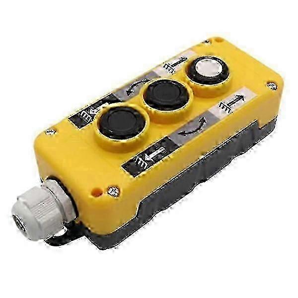 Crane trailer lift push button switch, 3-button industrial remote control-Perfet 2025