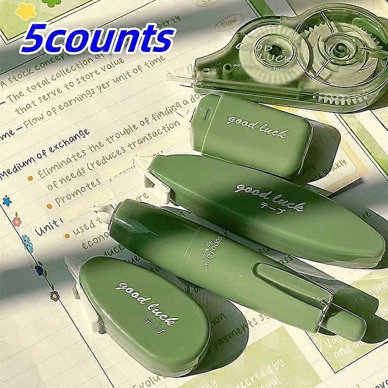 5 Piece High-Quality Multi-Functional Correction Tape Set, Stretchable Correction Tape Provides Instant Error Correction for Office and Scho
