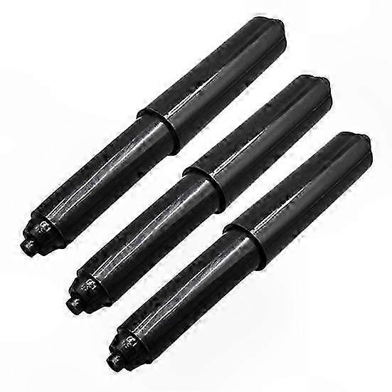 3-Pack Adjustable Spring-Loaded Toilet Paper Roll Holder with Easy Install Functionality