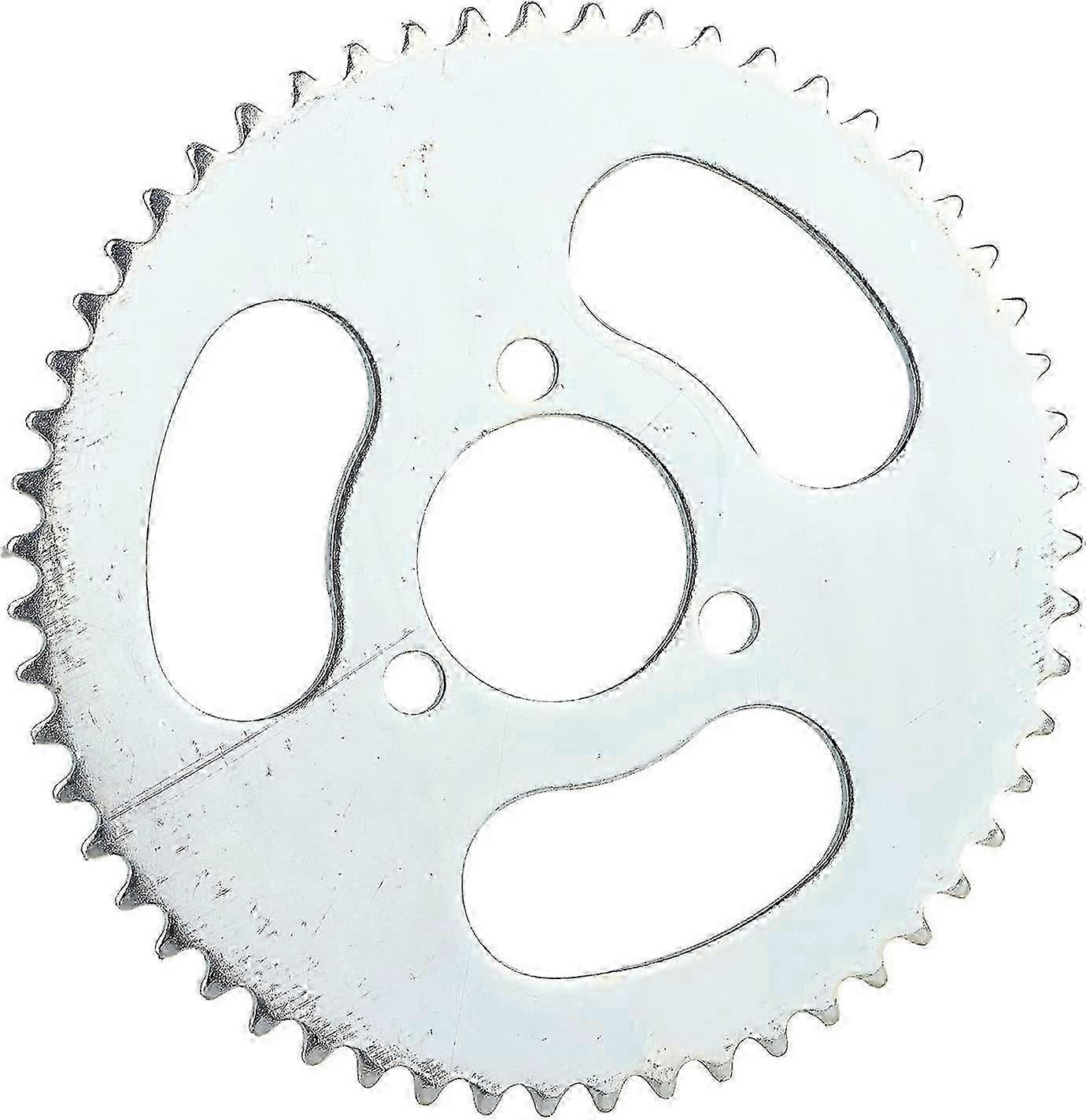 Μεταλλικός γρανάζι 55 πιάτο εργαλείων στροφαλοφόρων δοντιών 25H 3 οπών για τα ηλεκτρικά εξαρτήματα ποδηλάτων μηχανικών δίκυκλων