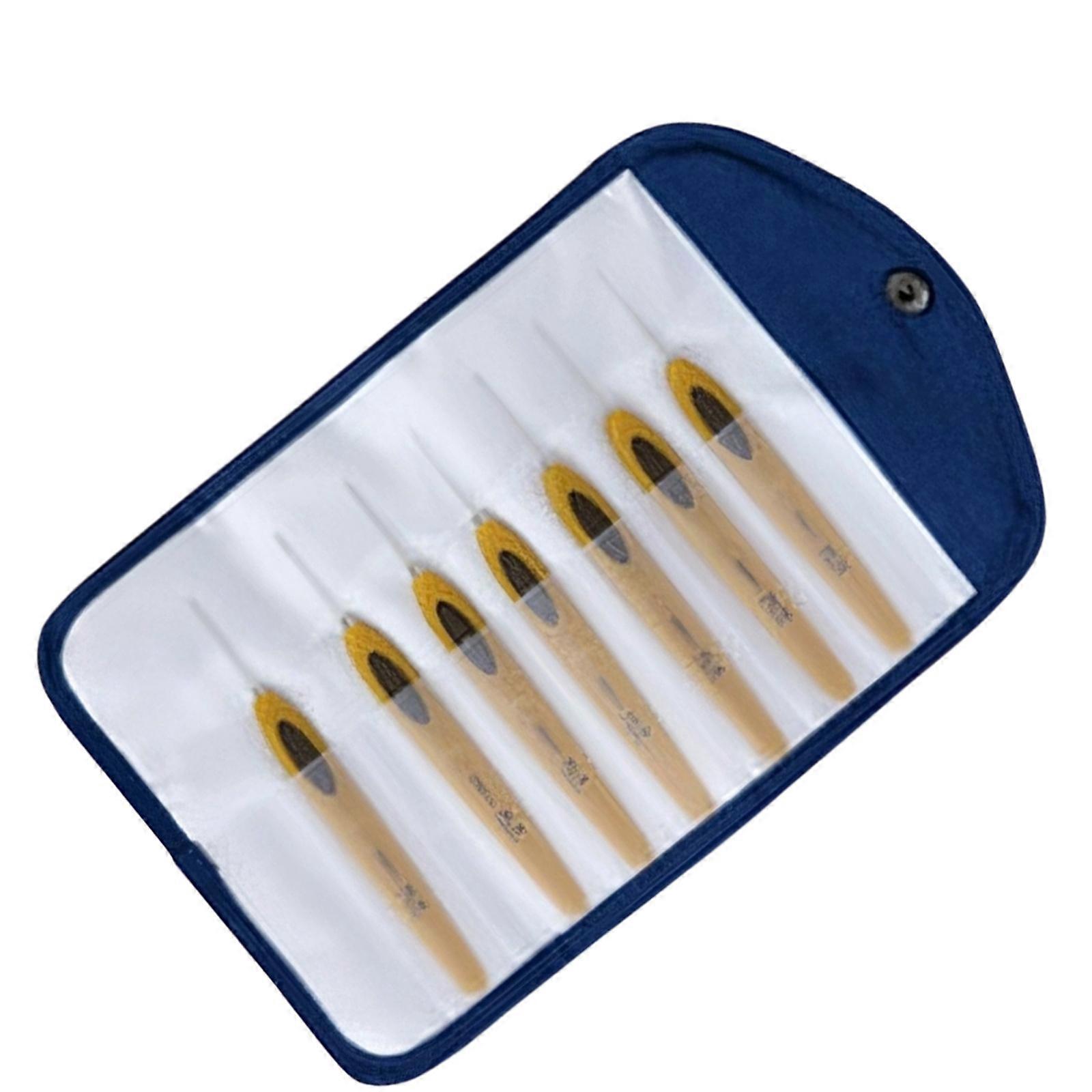 Crochet Needle Set Knitting Lovers Multiple Size Ergonomic Designs Portable Case For Creative Craft Multicolor