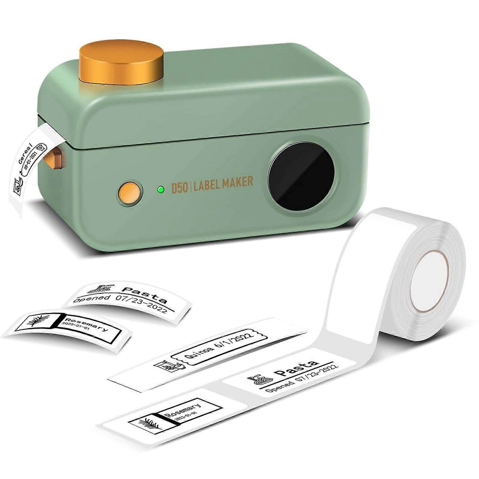 PHOMEMO D50 Wireless Label Maker Machine 180DPI Mini Pocket Thermal Label Printer