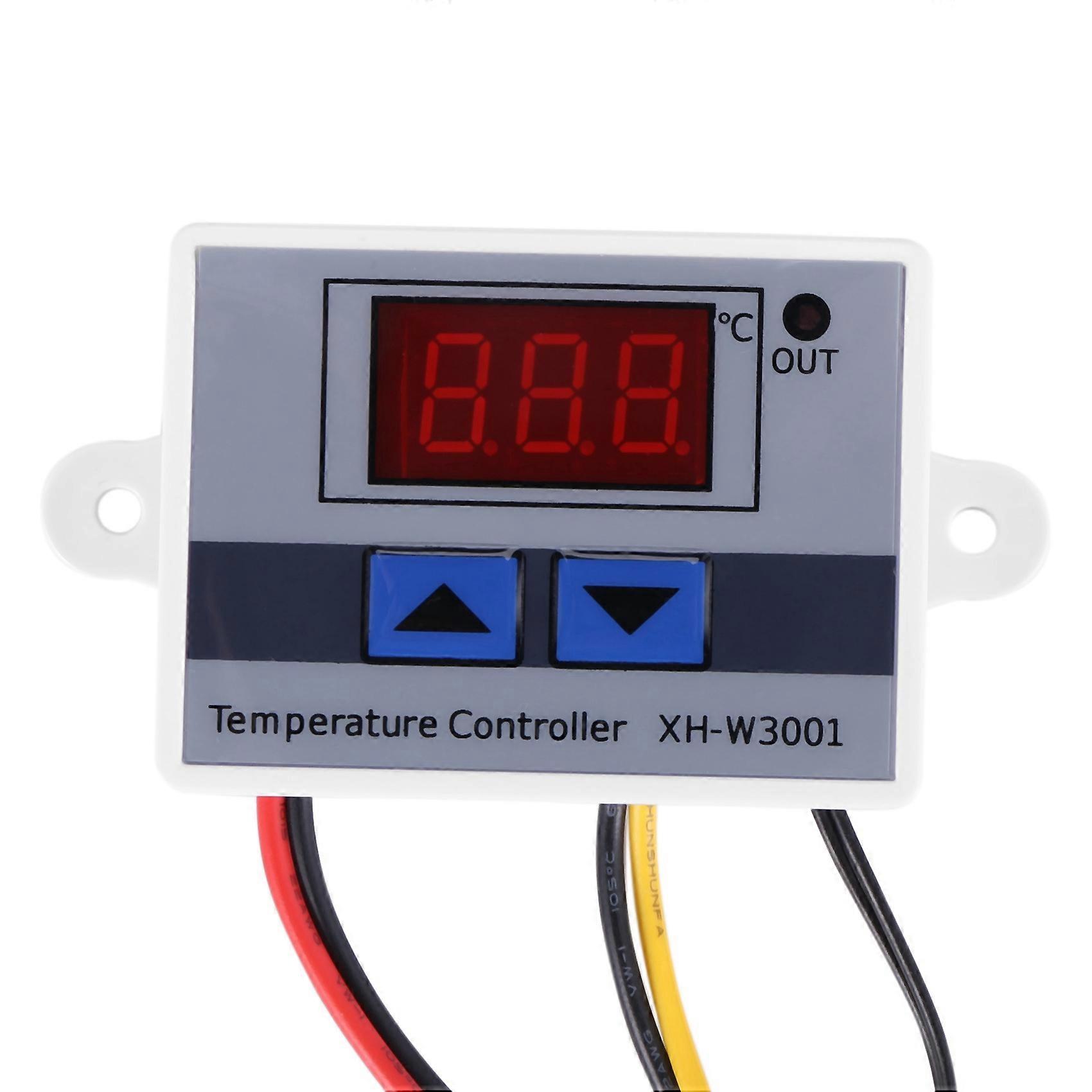 5X 220V Digital LED Temperature Controller 10A Thermostat Control Switch Probe 