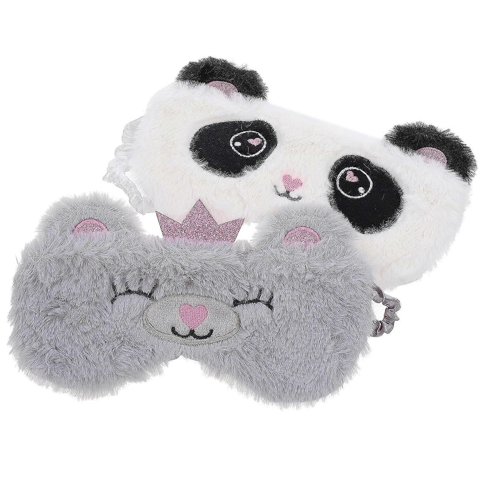 Light Blocking Mask Eye Masks Sleep Accessories Women 2Set