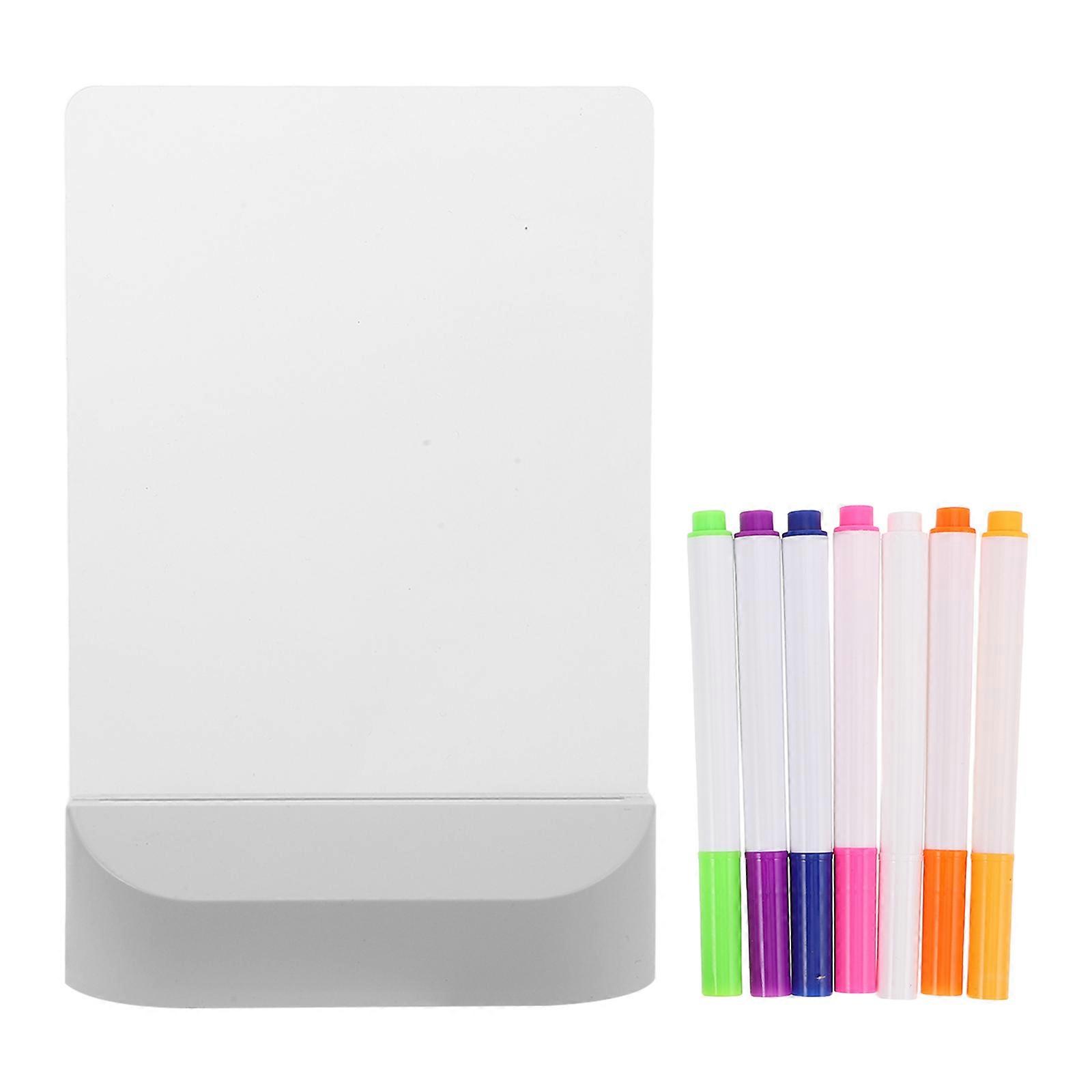 Children's Acrylic Drawing Board for Writing 1Set LED Light Message Lamp