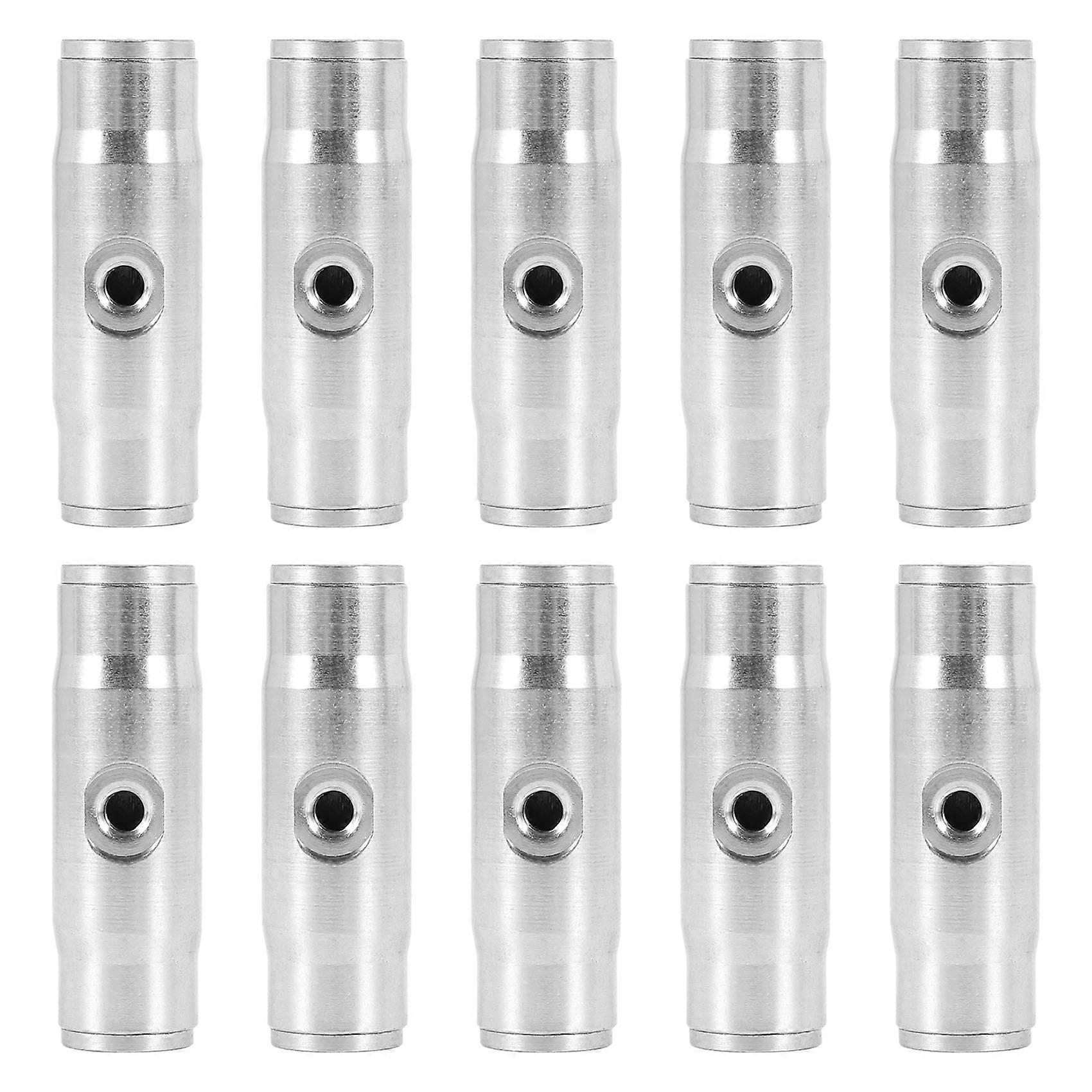 10Pcs 3/8 inch Slip Lok Misting Nozzle Coupling Tees 10/24 UNC