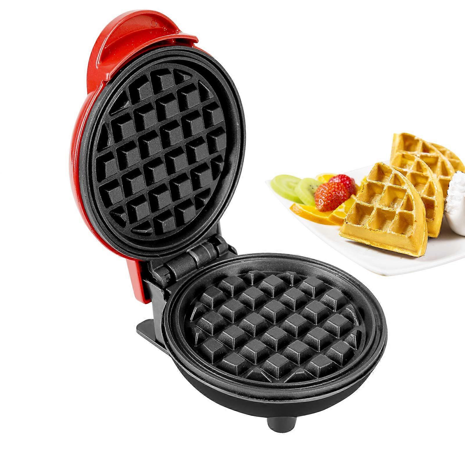Mini Waffle Maker with NonStick Surface and Quick HeatUp for Single Serve Breakfast