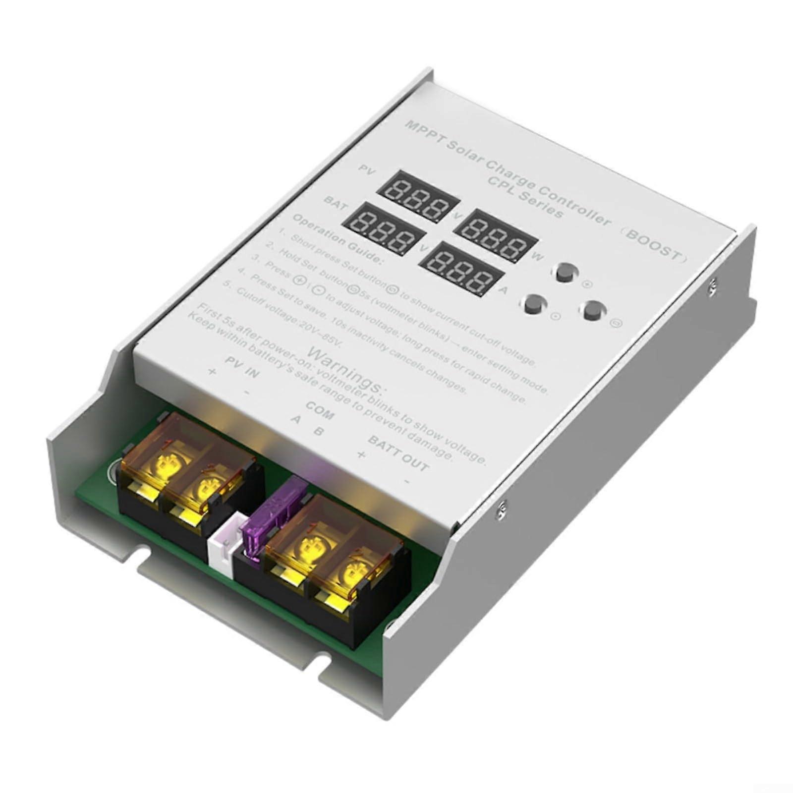 600W MPPT Solar Charge Controller 24V72V Battery Systems IP65 Waterproof for Golf Carts and EVs