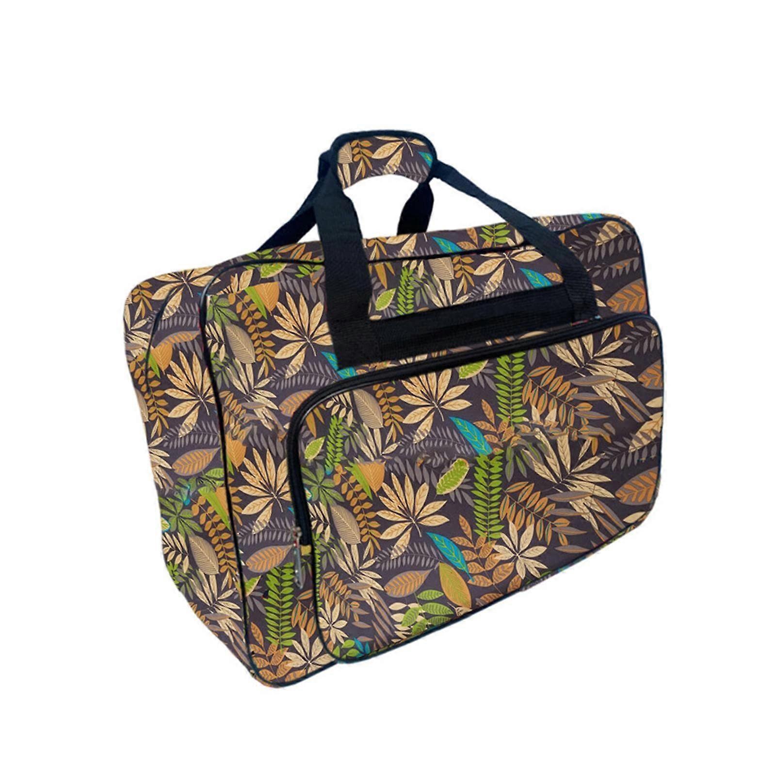 Sewing Machine Bag with Large Capacity, Padded Shoulder Strap and Pockets for Travel and Storage