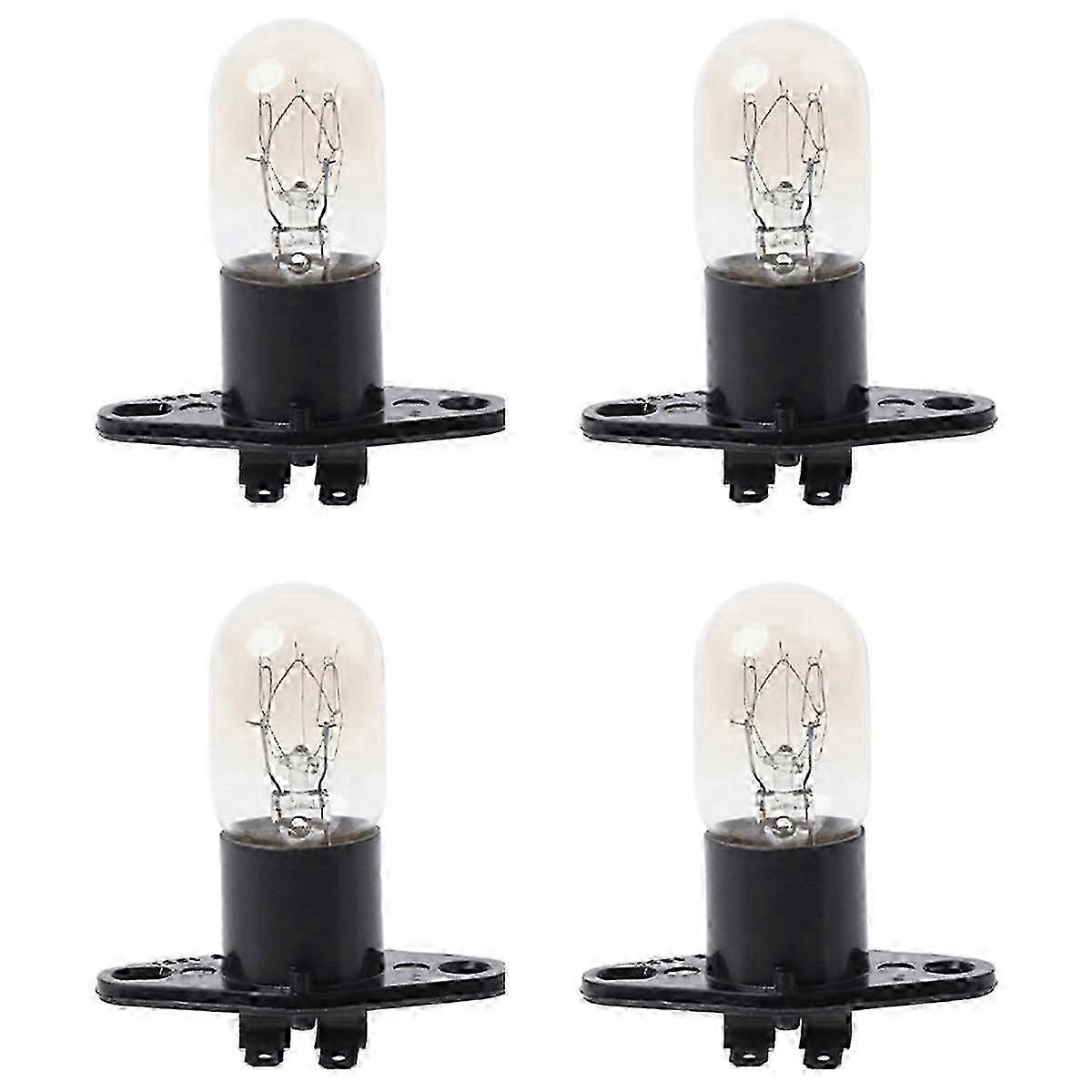 Single Microwave Oven Light Bulb with Base Design, 250V 2A Global Compatibility