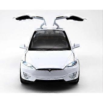 Car Model Tesla Model X Suv Alloy Simulation Toy,kids Gift