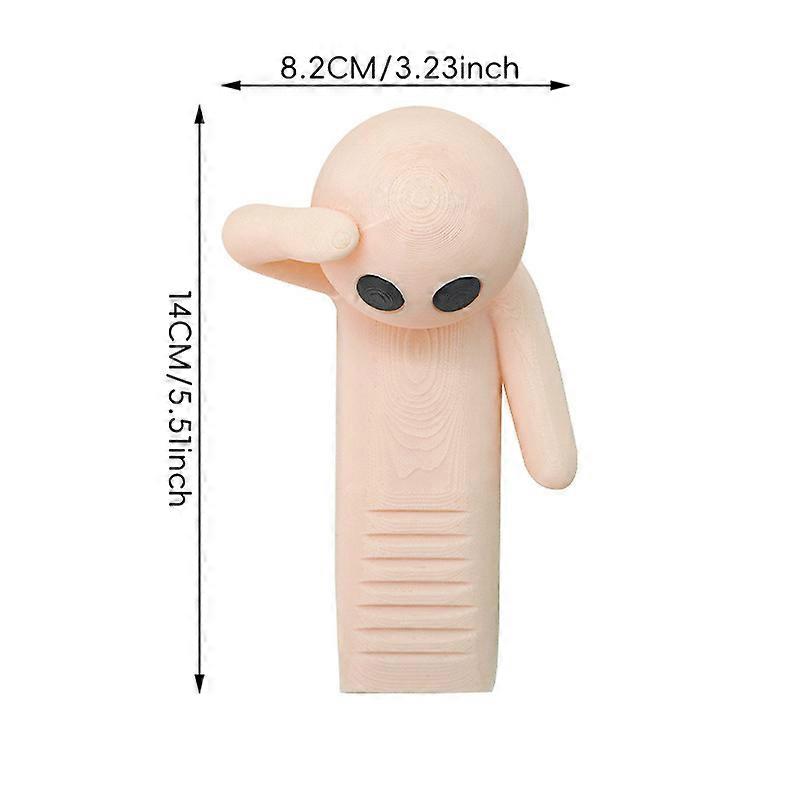 Fun and creative mini doorstop 2nd generation, simple, creative, fun, multi-functional doorstop, protective door stop, plastic tool