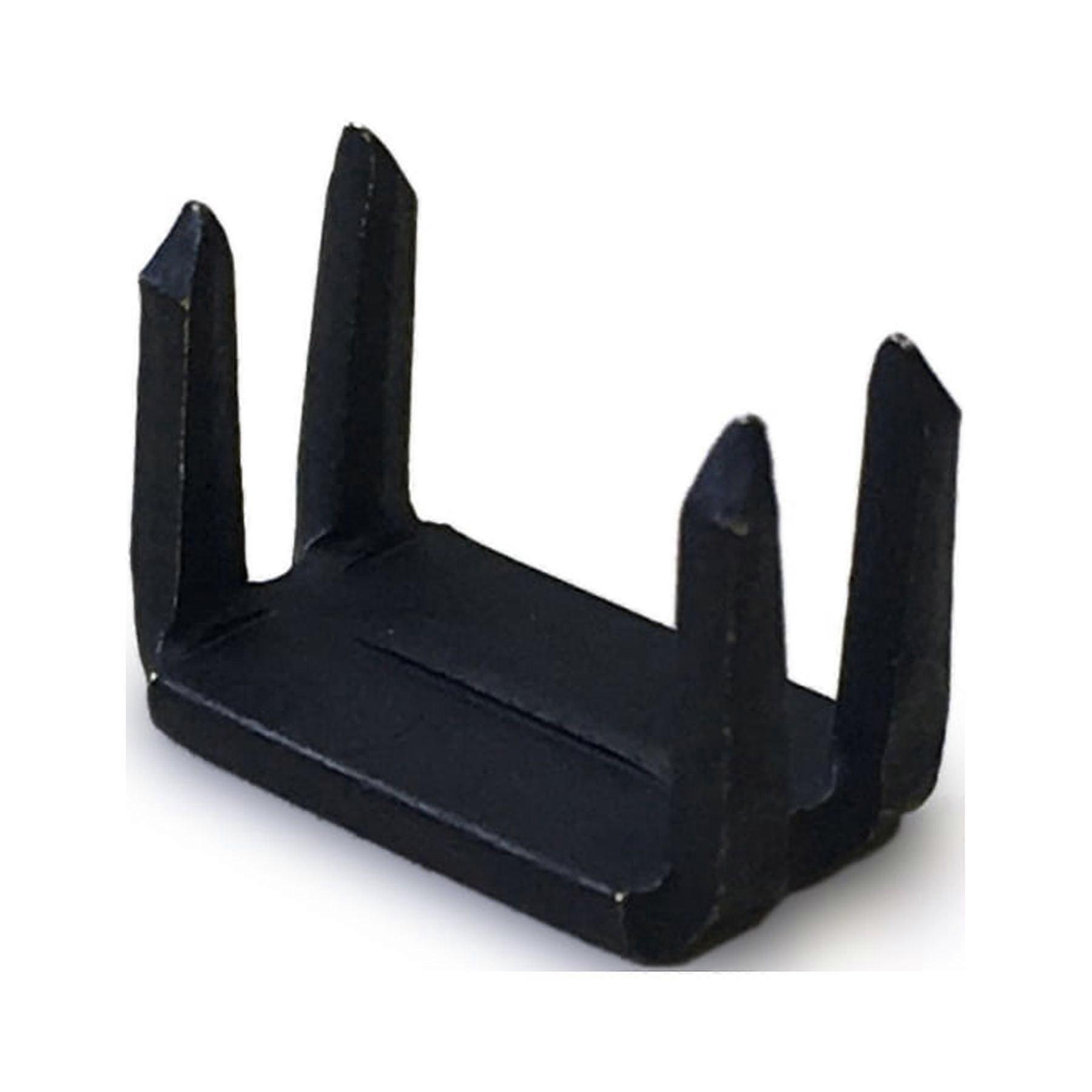 YKK #10 Bottom Stops Black Extra Heavy 50 Pack Zipper Stop