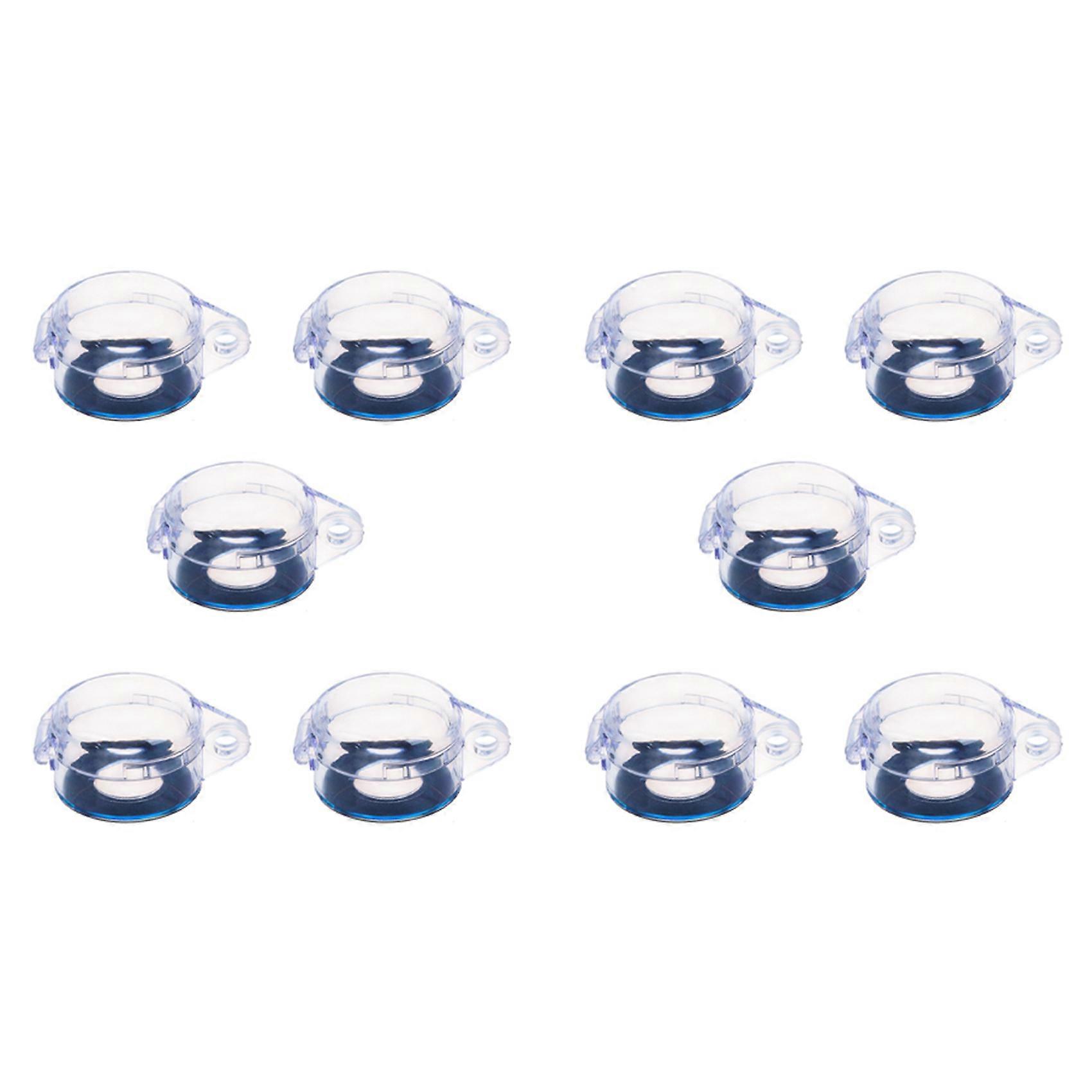 10X Clear 22mm Protective Cover Guard Case for Round Push Button Switch