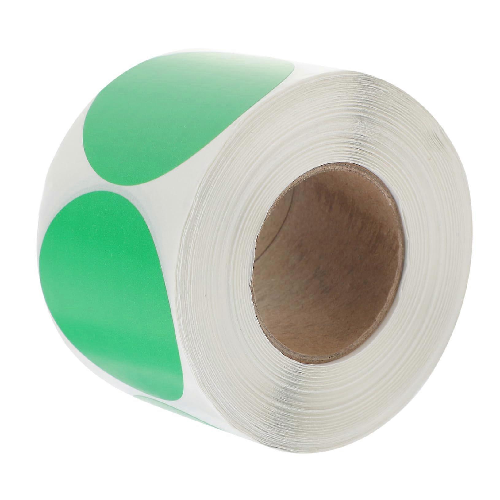 Thermal Labels Roll with Strong Adhesive, Clear Printing Round Blank  Stickers