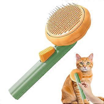Hundepflegebürste für langhaarige Hunde und Katzen, Entwirrungskamm mit Massagefunktion zur Entfernung loser Haare