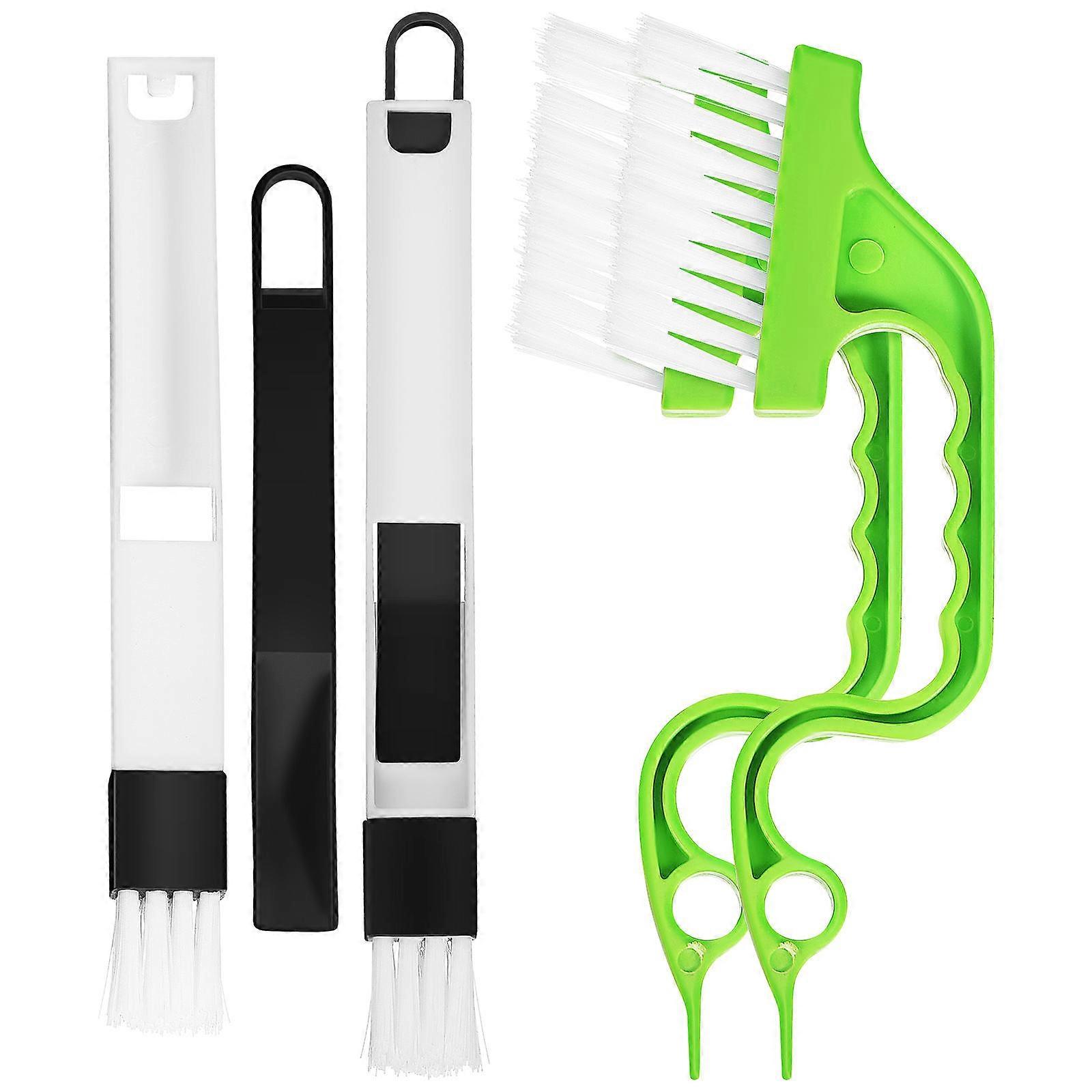 Window Track Cleaning Brush Cleaning Tools 4Pcs Assorted Color Plastic Set