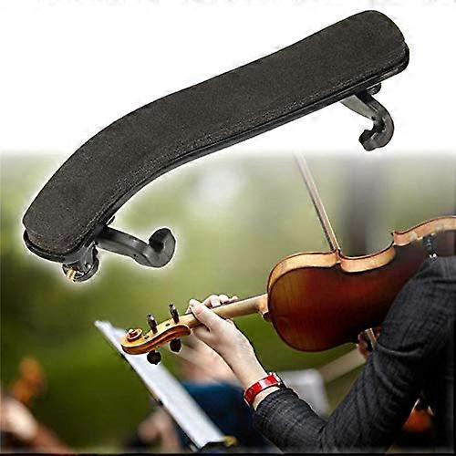 Adjustable 3/4 Violin Shoulder Rest with Comfortable EVA Padding and Stable Plastic Frame