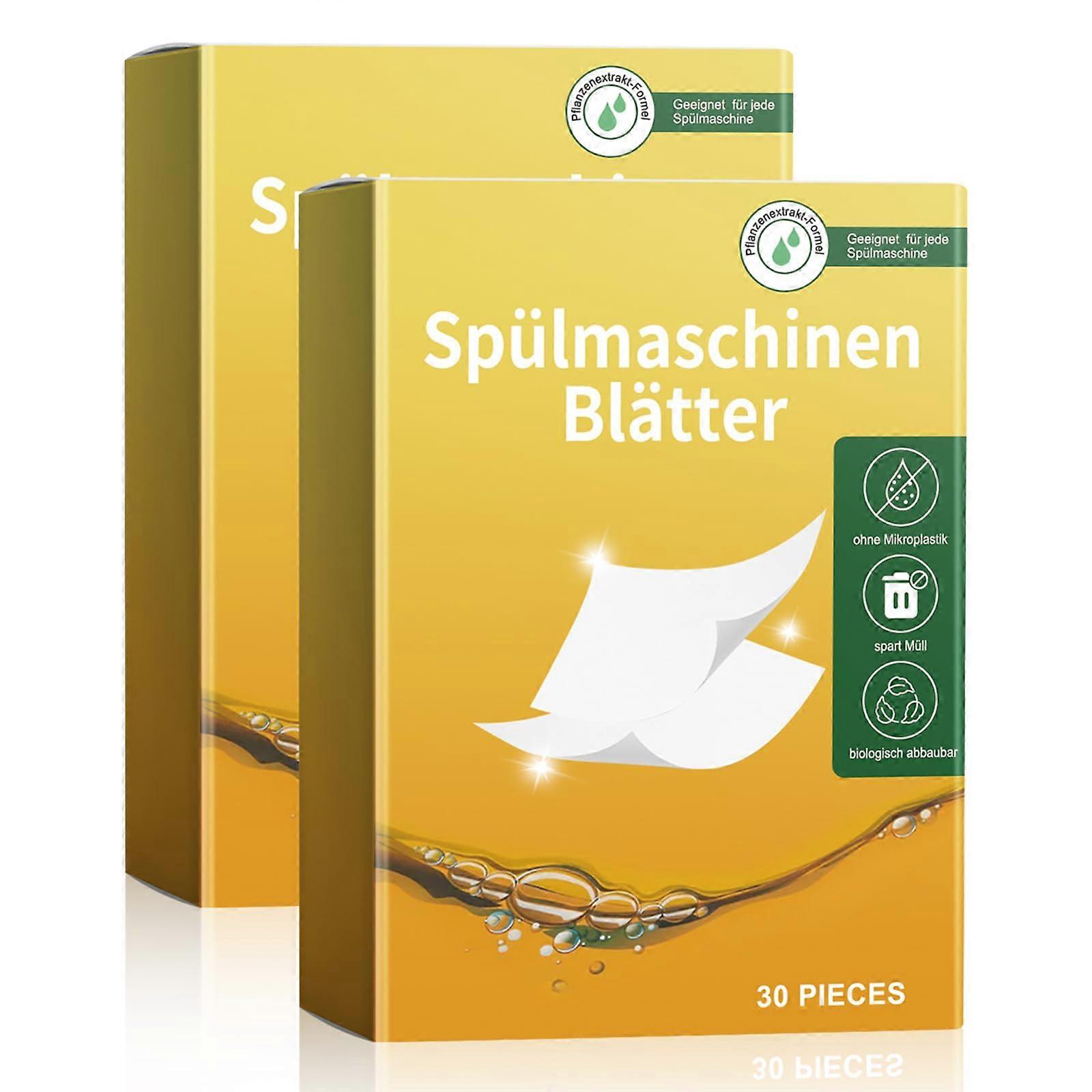 Dishwasher Detergent Sheets and Tablets Pack of 60, Biodegradable Lemon Scent for Grease Dissolving Shine