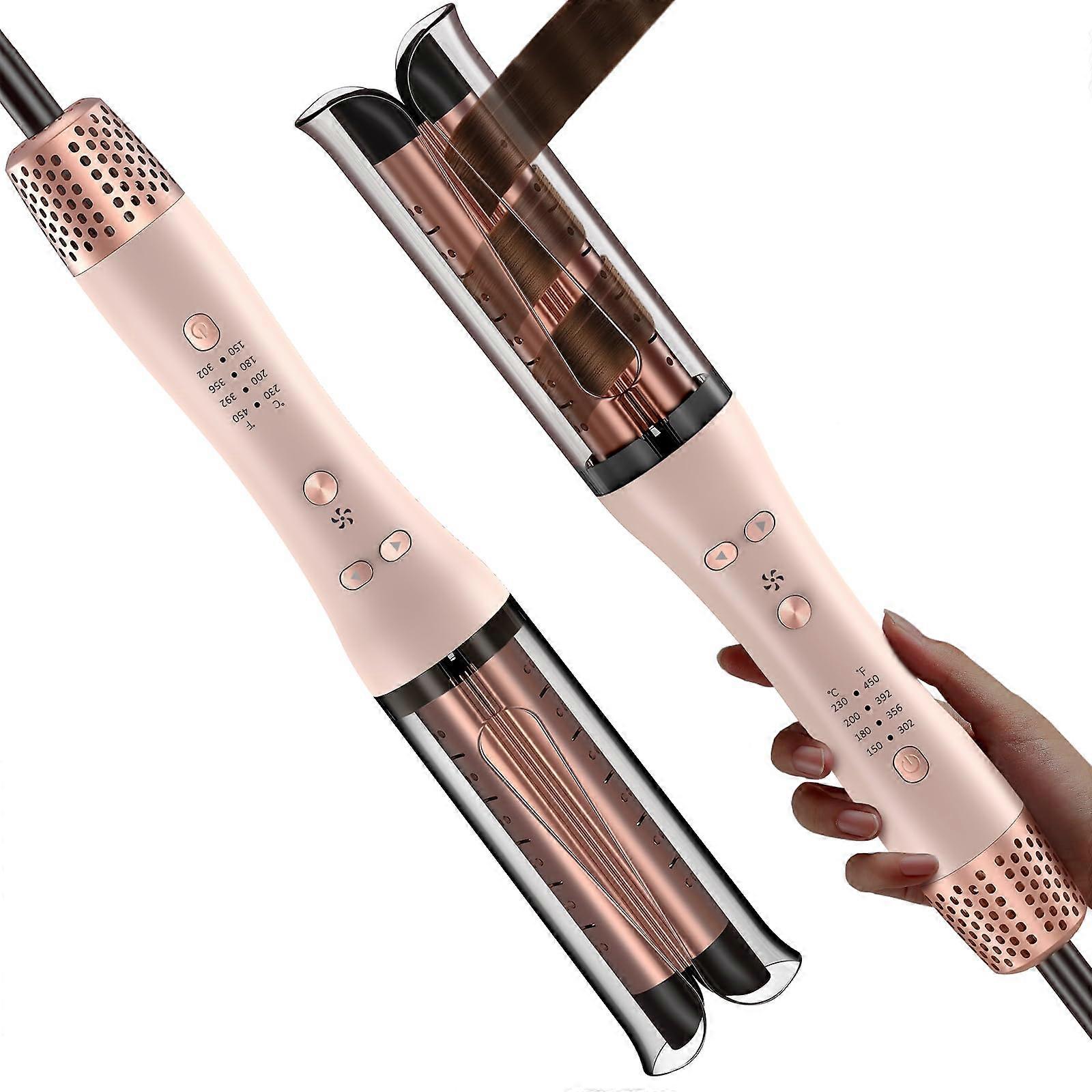Automatic Hair Curler with Adjustable Temperature, Ionic Ceramic Barrel, AntiScald and Auto ShutOff