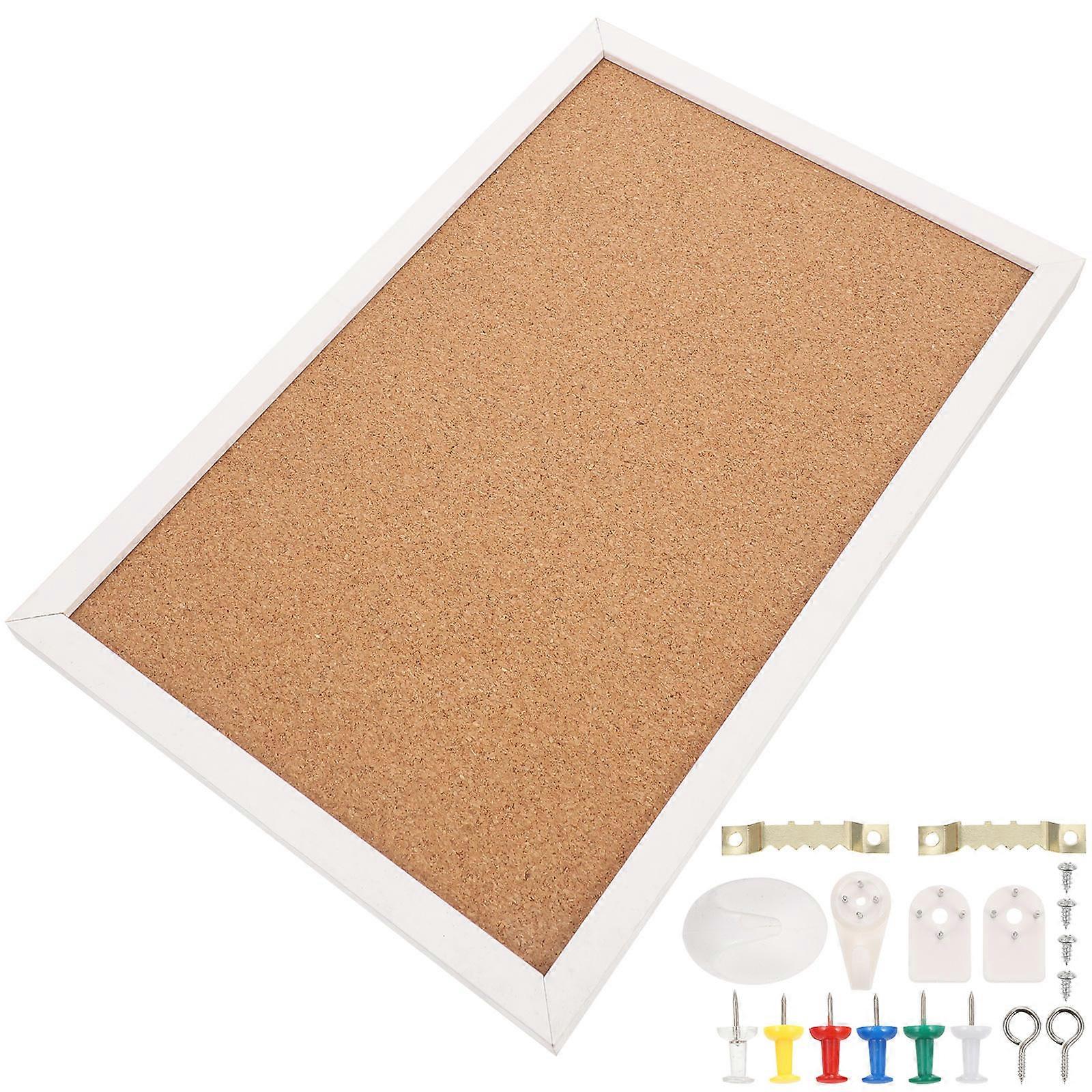 Corkboard for Home Pine Frame Made for Communication 1Pcs