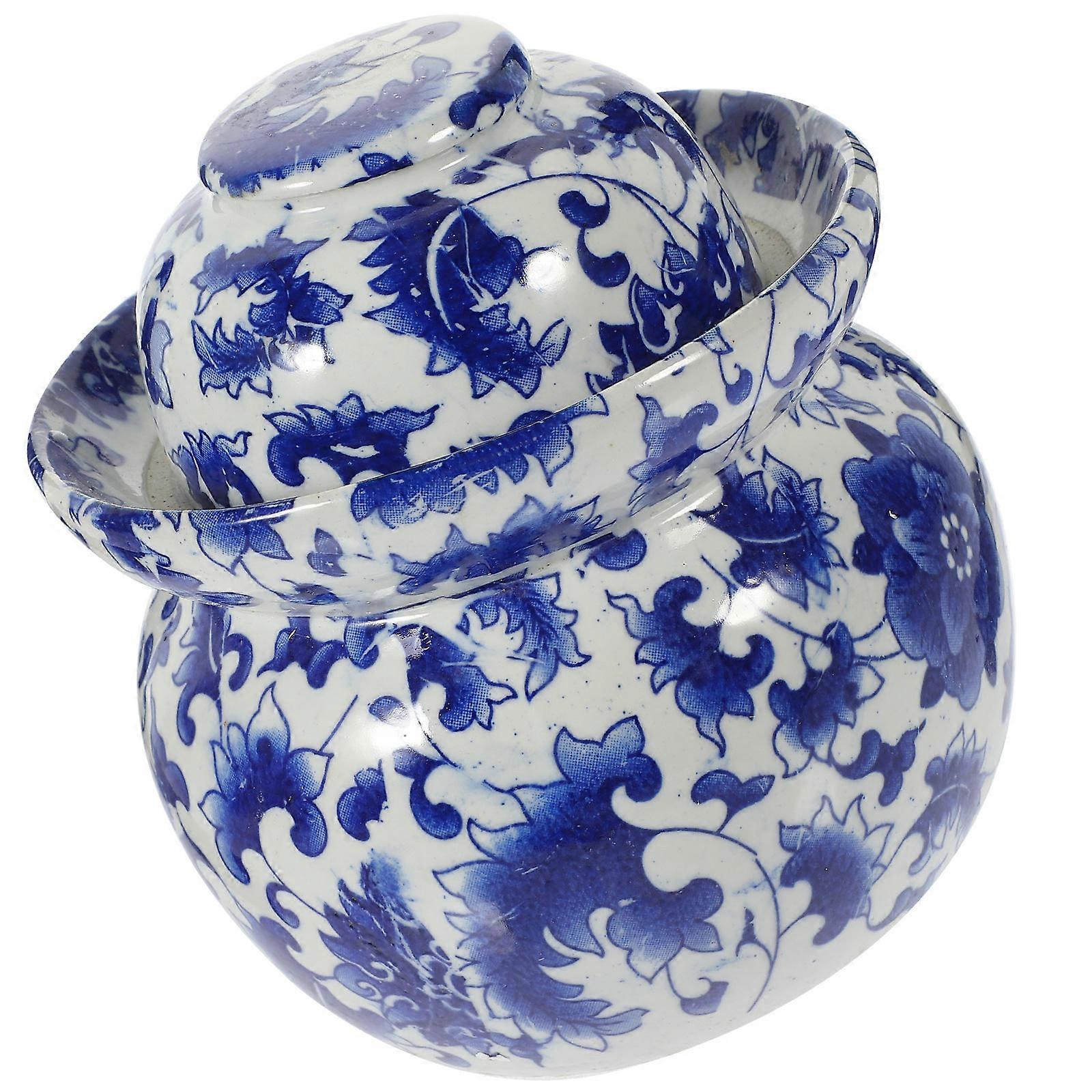 Ceramic Pickle Jar Sealing Canister for Pickle Storage