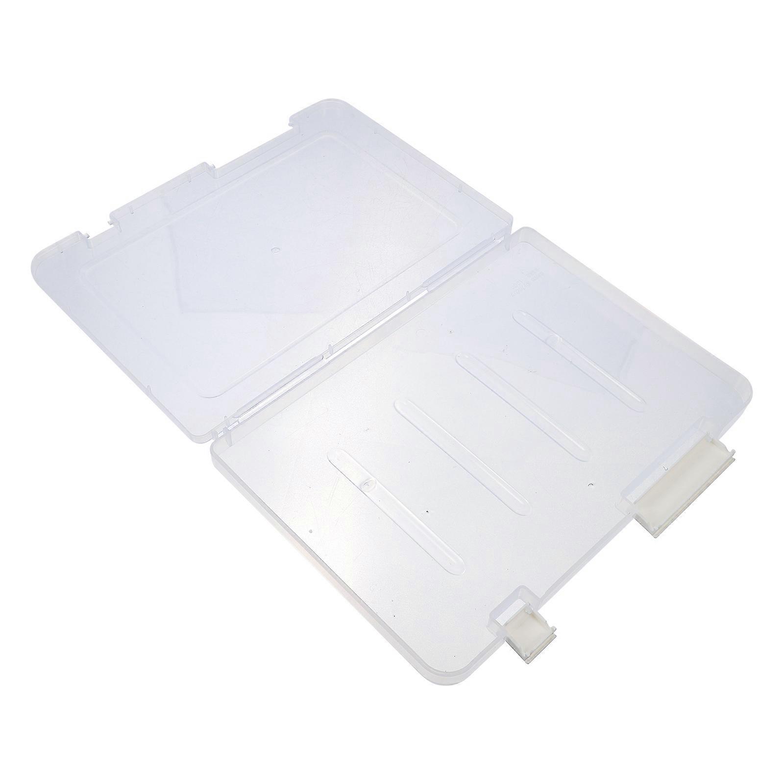 Storage Box Document File Holder for Storage 5Pcs Transparent Plastic