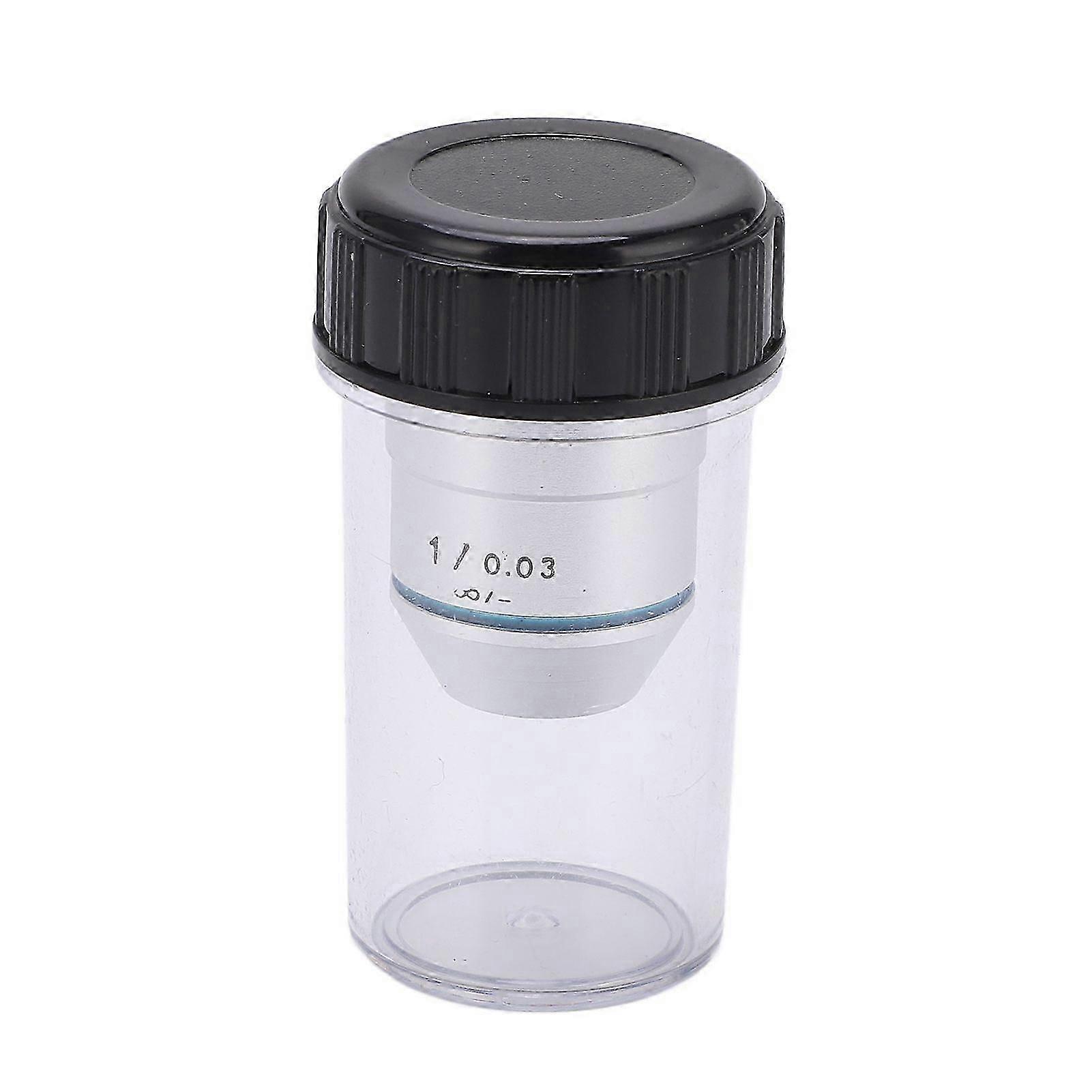 1X Microscope Objective Lens 195 Infinity Achromatic Low Power Objective Lens RMS Thread 20.2mm intelligence