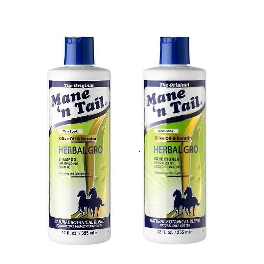 Mane 'n Tail Herbal Gro Shampoo 355ml & Conditioner Combo 355ml