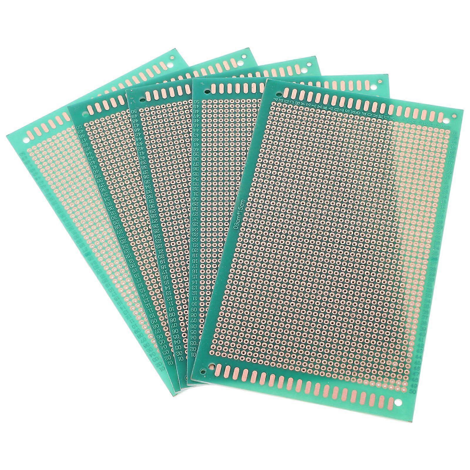 5pcs Single Sided Board PCB Circuit Board Electronics Experiment Circuit Boards